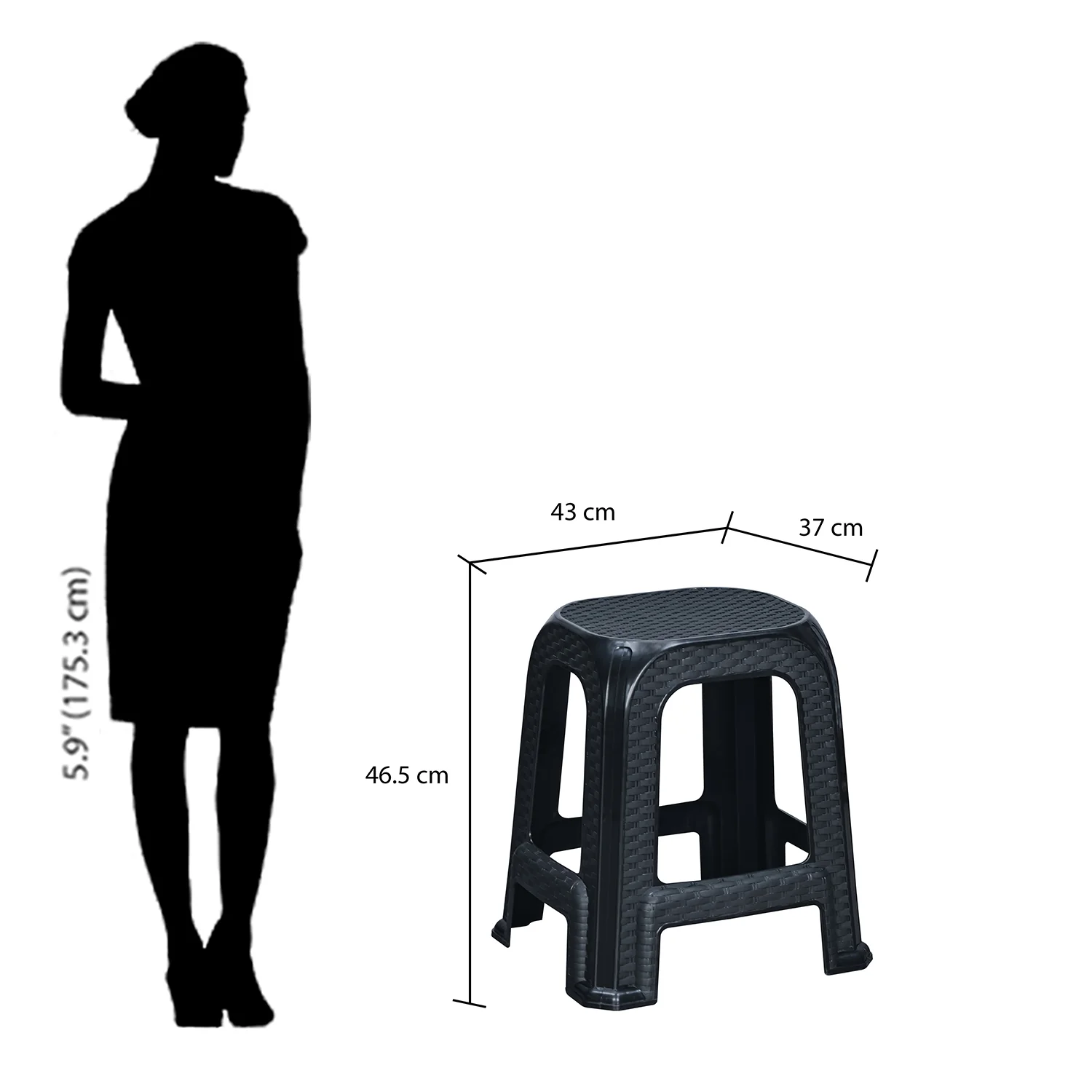 Nilkamal STL26 Plastic Stool - Image 25