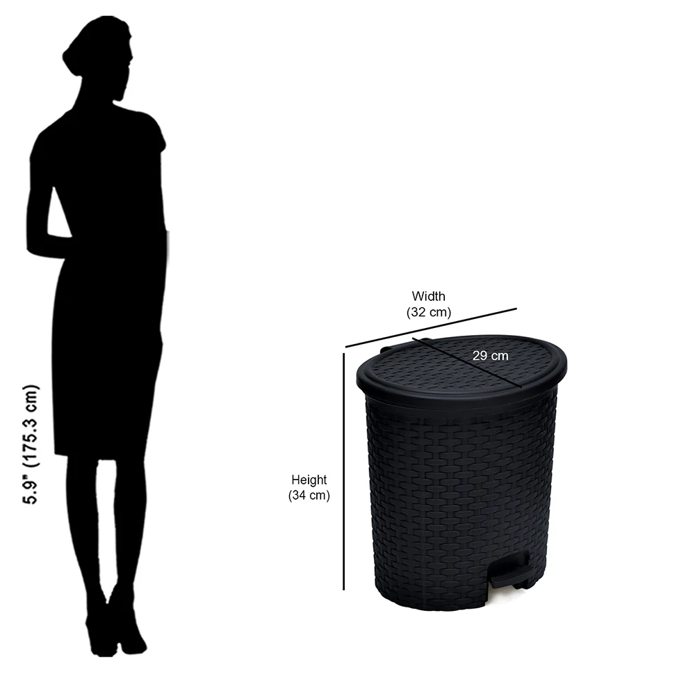 Nilkamal 12 Ltr Home Paddle Dustbin - Image 22