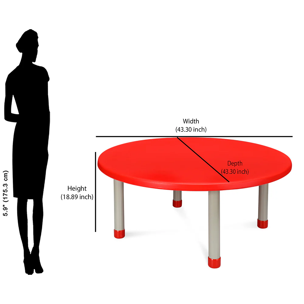 Nilkamal Activo Kids Activity Table (Crate Red) - Image 6
