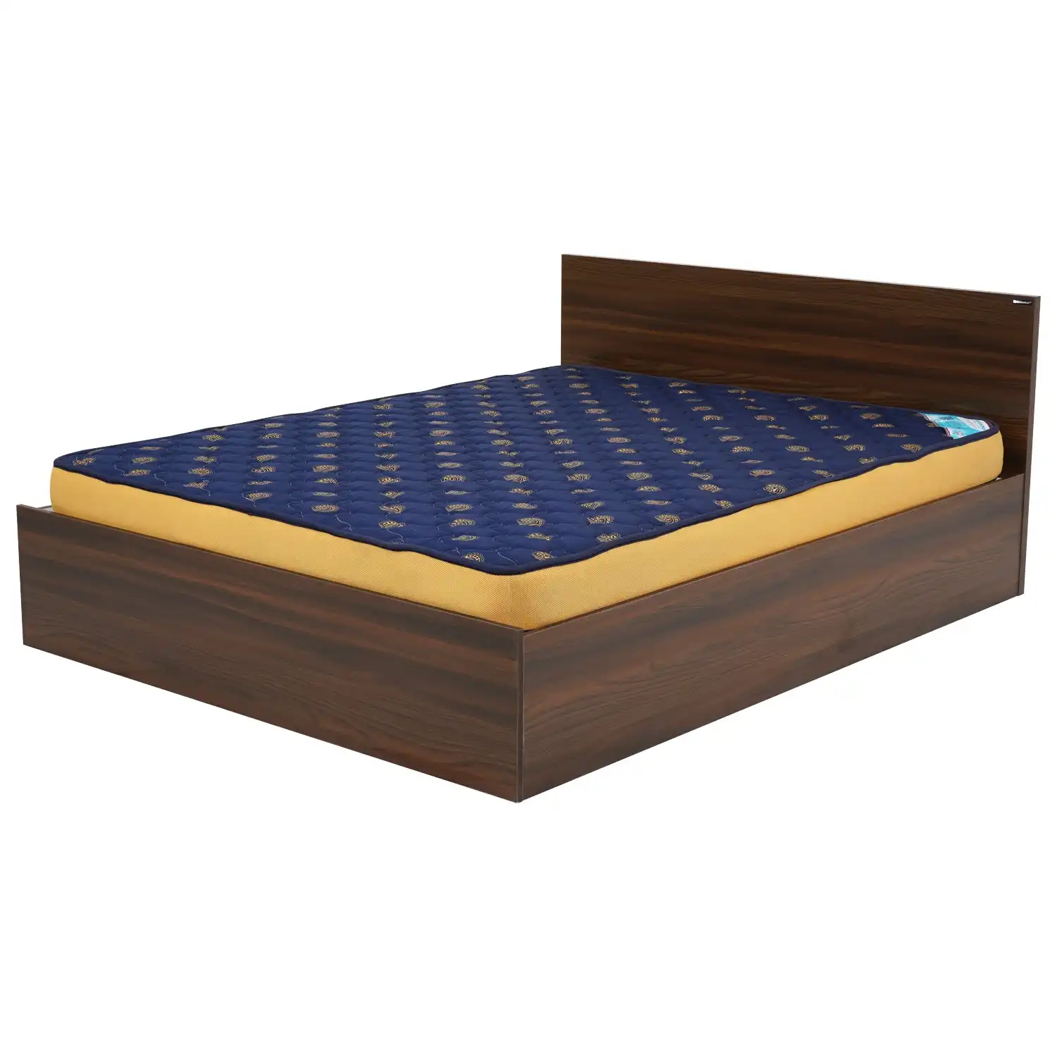 Nilkamal Arthur Queen Bed with Storage (Walnut) - Image 5