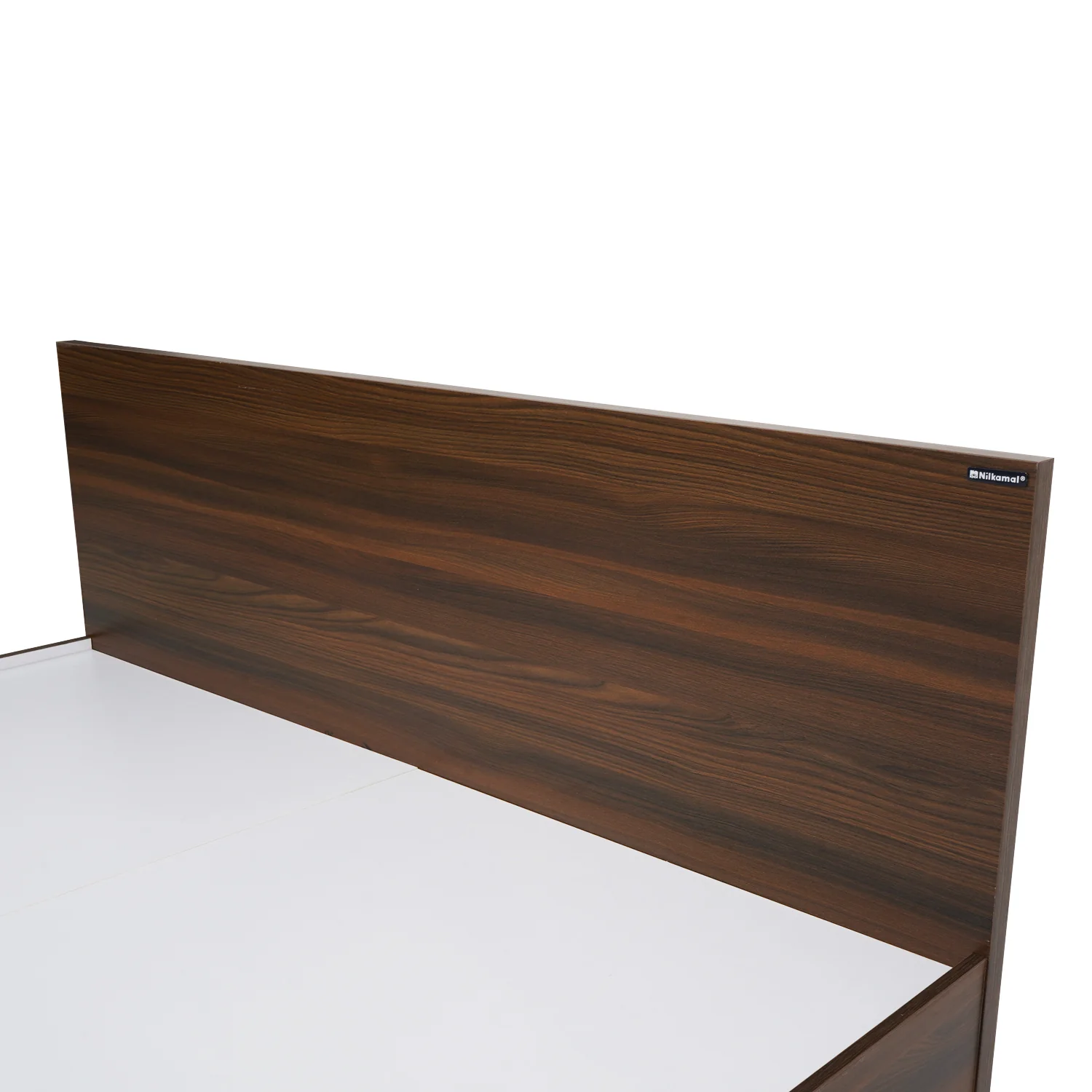 Nilkamal Arthur Queen Bed with Storage (Walnut) - Image 7