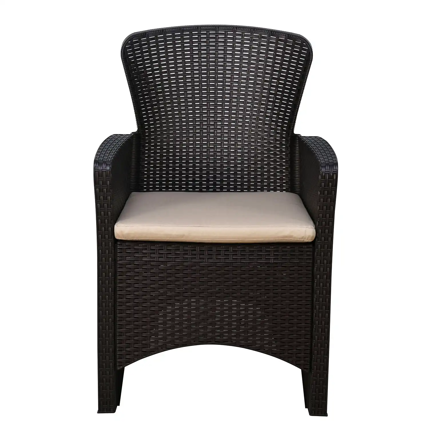 Nilkamal Breeze One Seater Plastic Sofa Chair with Cushion, Set of 2 - Image 6
