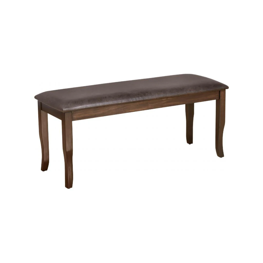 Nilkamal Camilla Multi Use Long Sitting Bench for Living Room | Dining Room (Dark Walnut) - Image 3