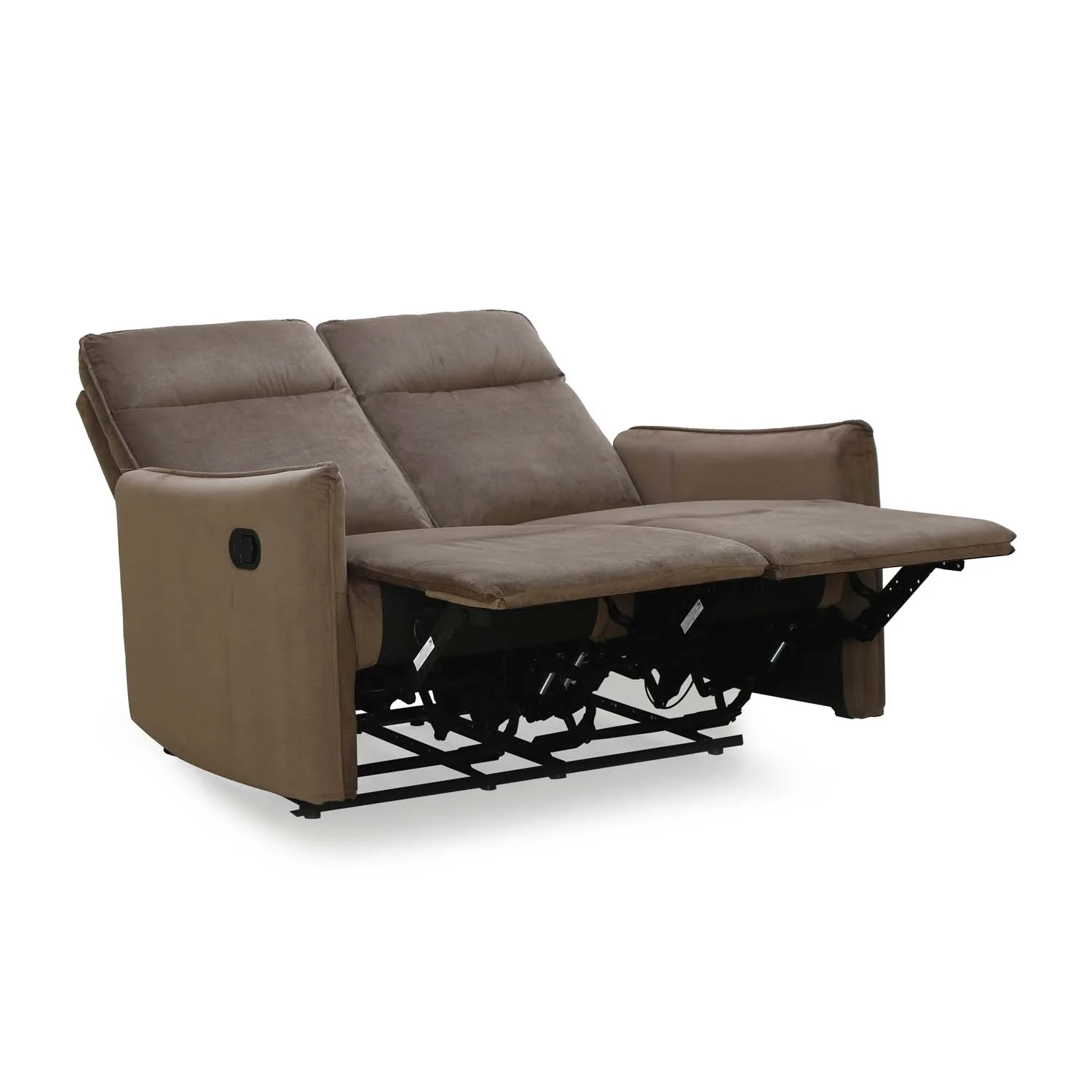 Nilkamal Carlton 2 Seater Manual Recliner (Light Brown) - Image 6