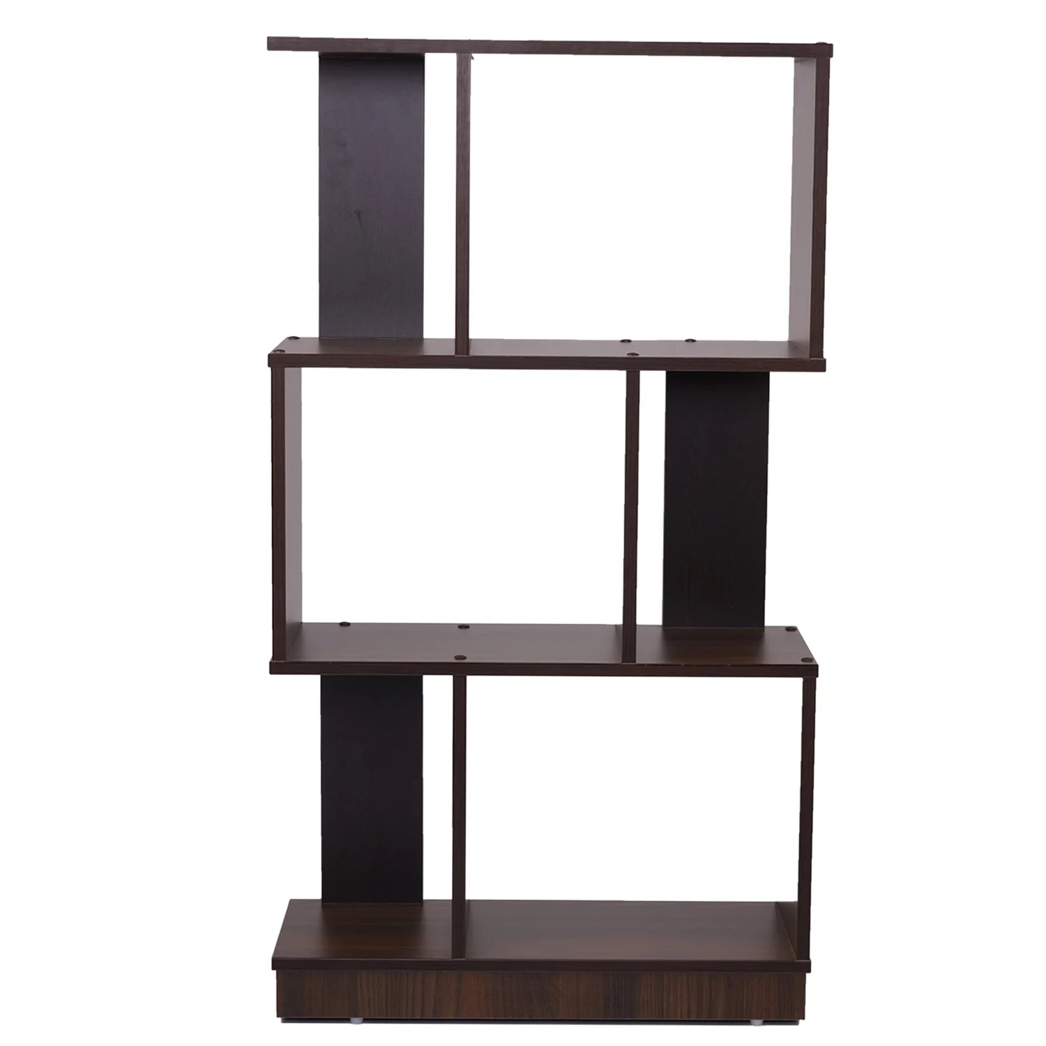 Nilkamal Checkers 3 Tier Book Shelf (Walnut) - Image 2