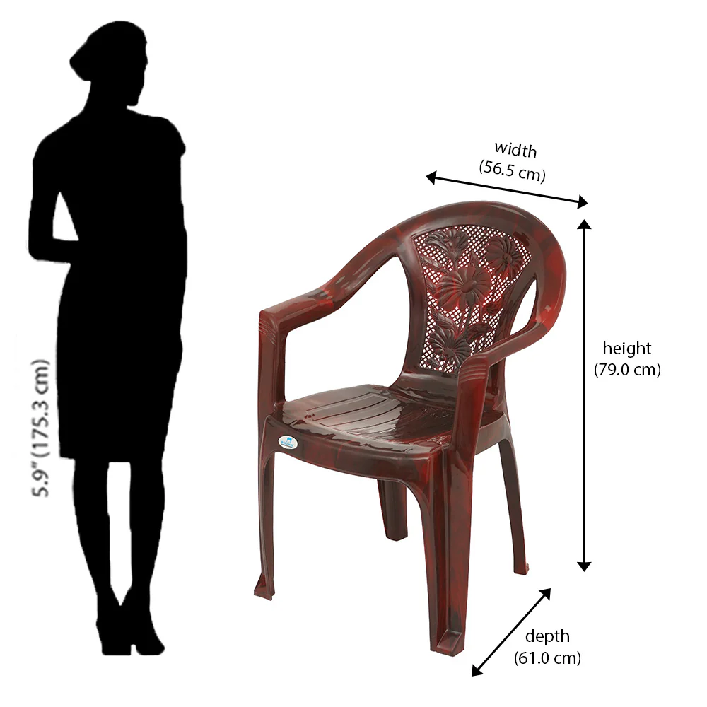 Nilkamal CHR2060 Plastic Arm Chair - Image 34