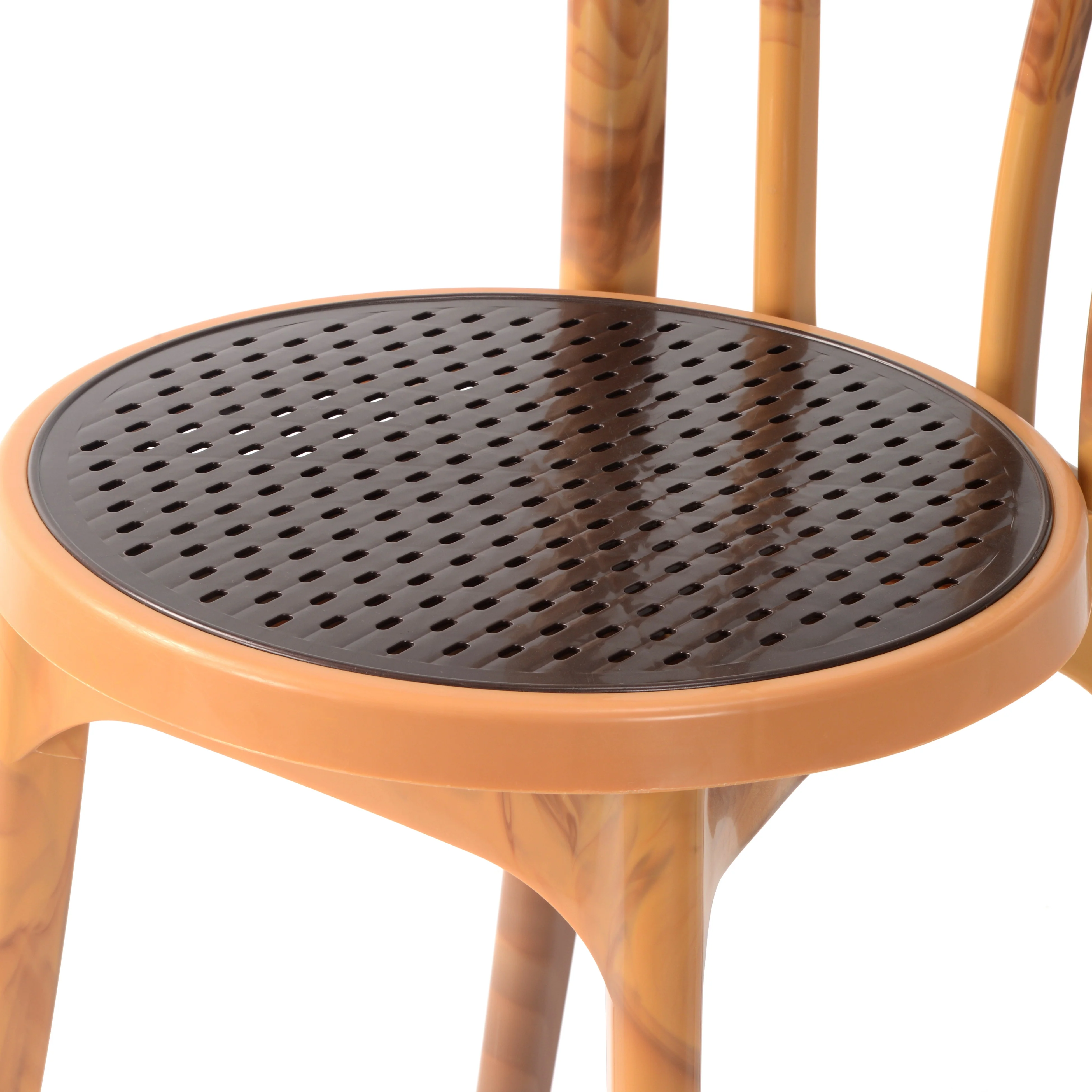 Nilkamal CHR4040 Plastic Armless Chair (Weather Brown) - Image 9