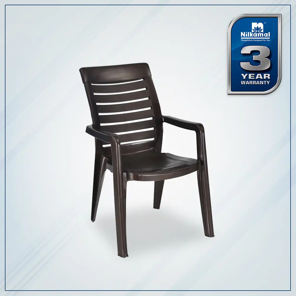 Nilkamal CHR2180 Plastic Arm Chair - Image 2