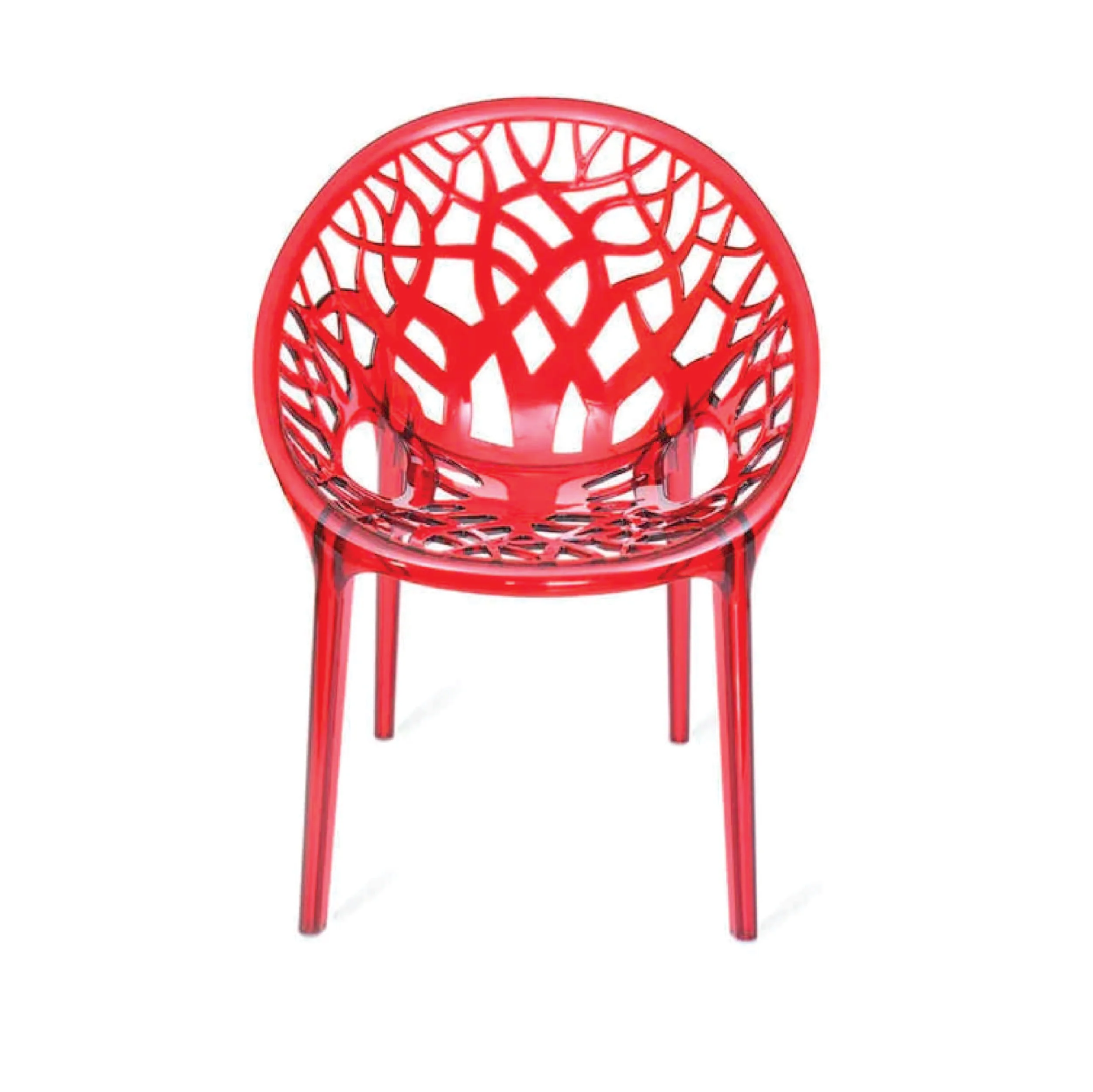 Nilkamal Crystal Polypropylene Premium Chair (Red Wine) - Image 6