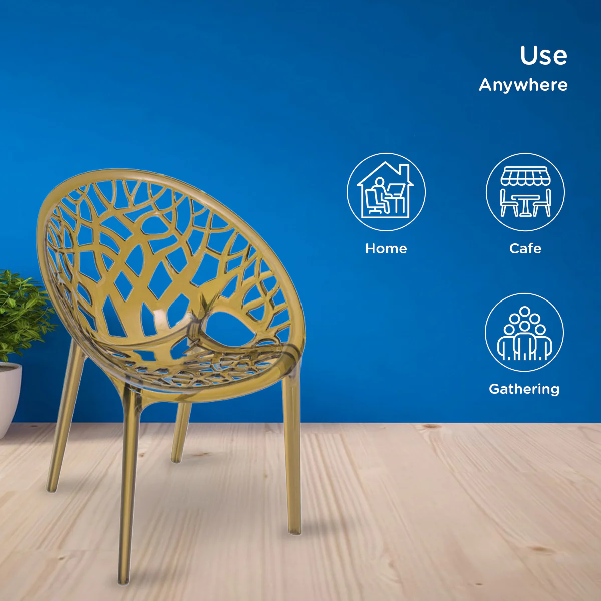Nilkamal Crystal Polypropylene Premium Chair - Image 4