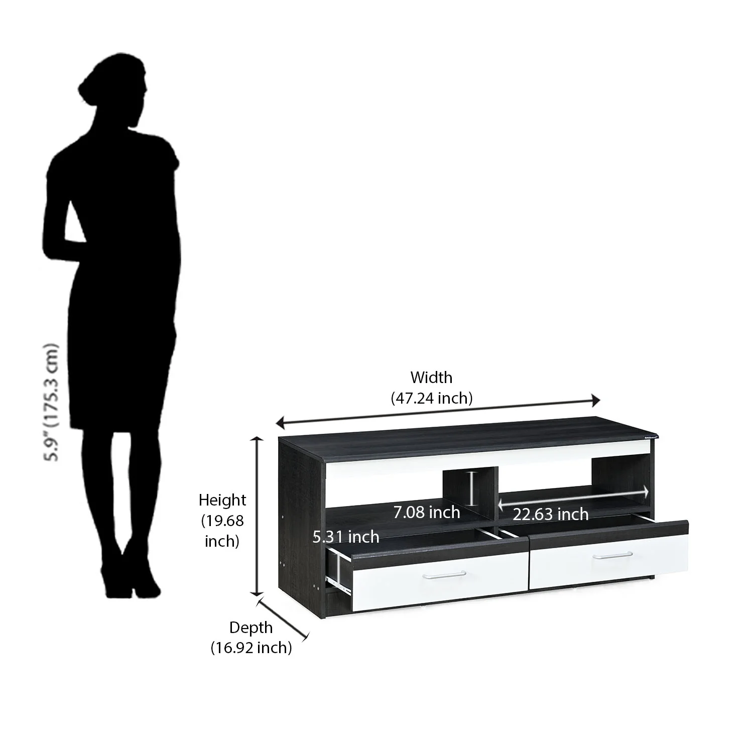 Nilkamal Forrest TV Cabinet - Image 17