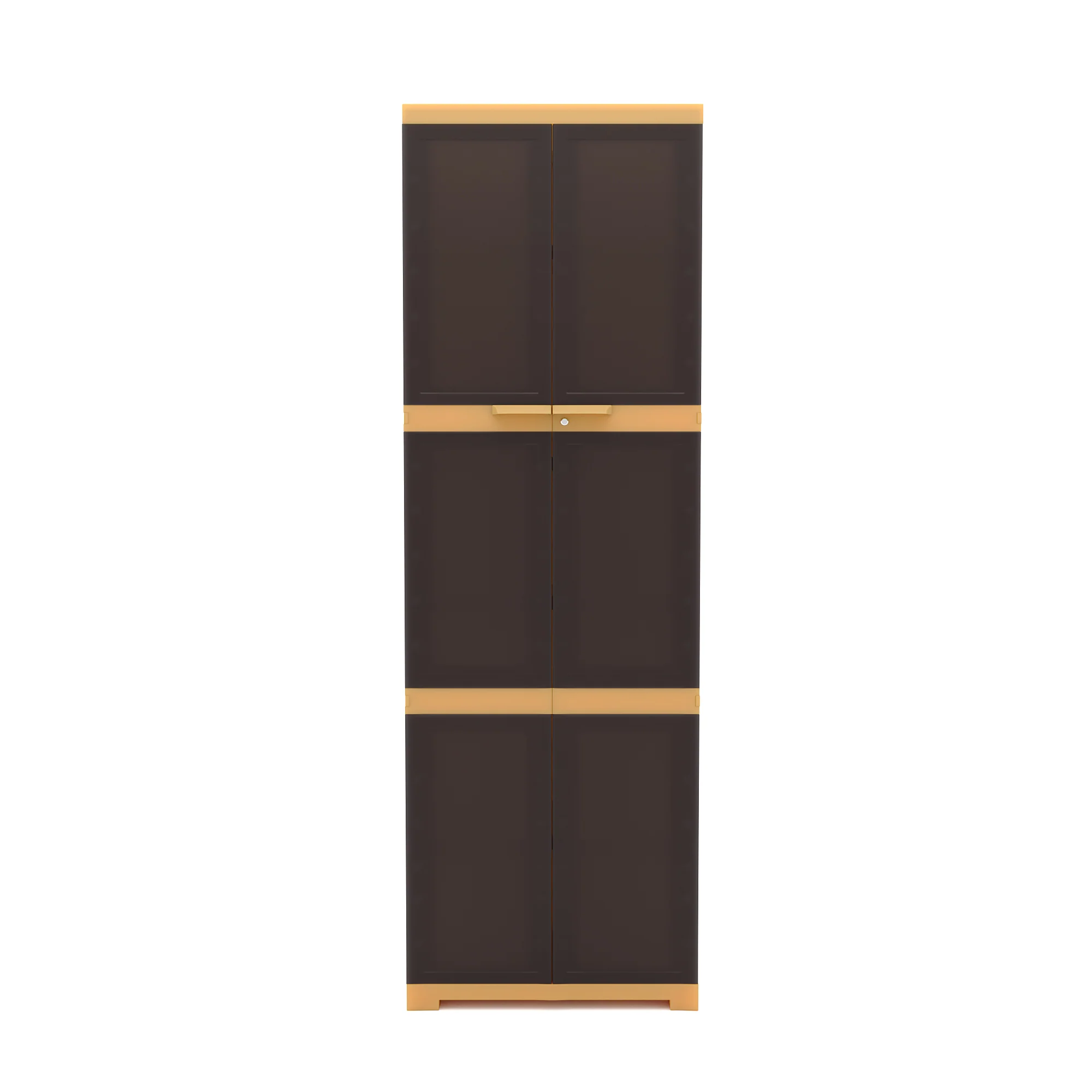 Nilkamal Freedom Mini Large (FML) Plastic Storage Cabinet (Weathered Brown / Biscuit) - Image 5
