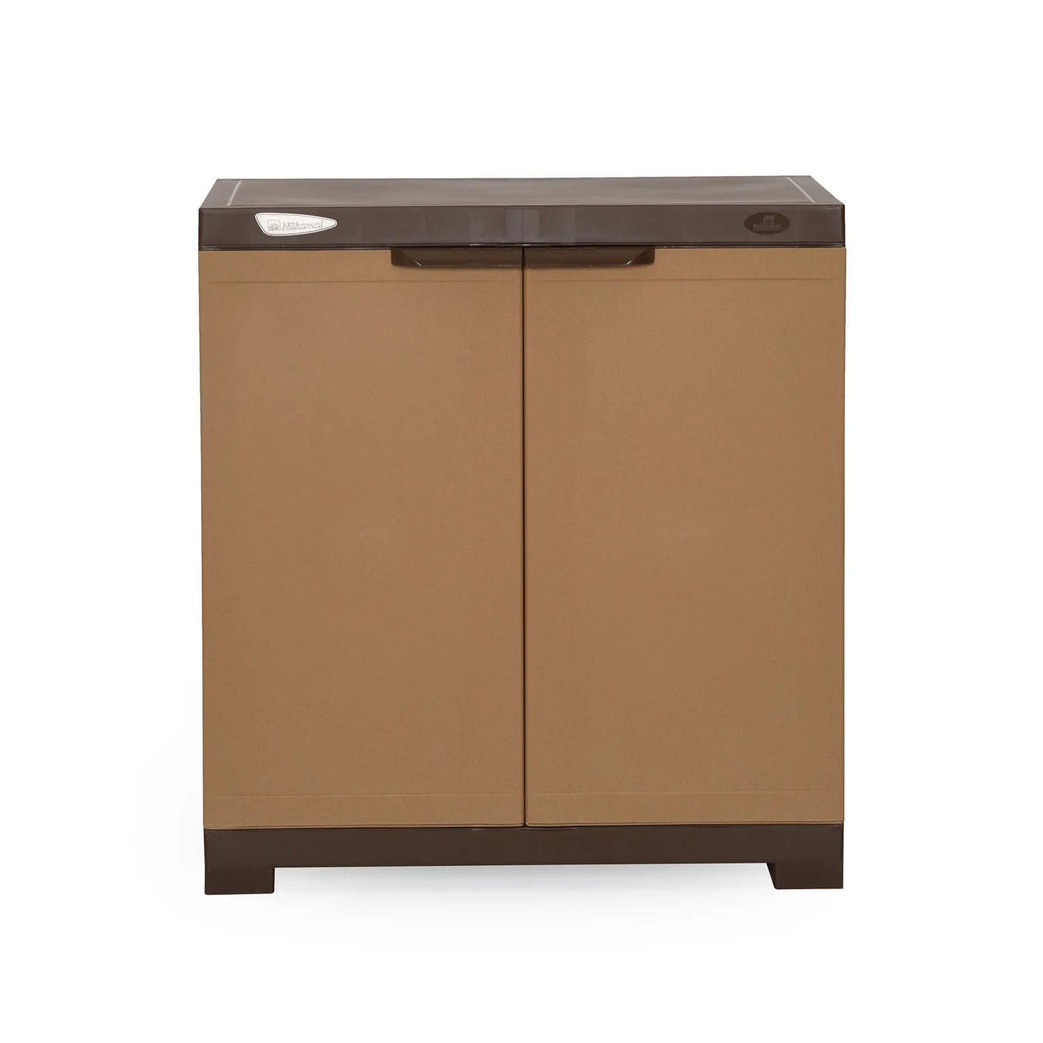 Nilkamal Freedom Mini Small (FMS) Compact Plastic Kids Storage Cabinet/Bookshelf (Sandy & Dark Brown) - Image 2