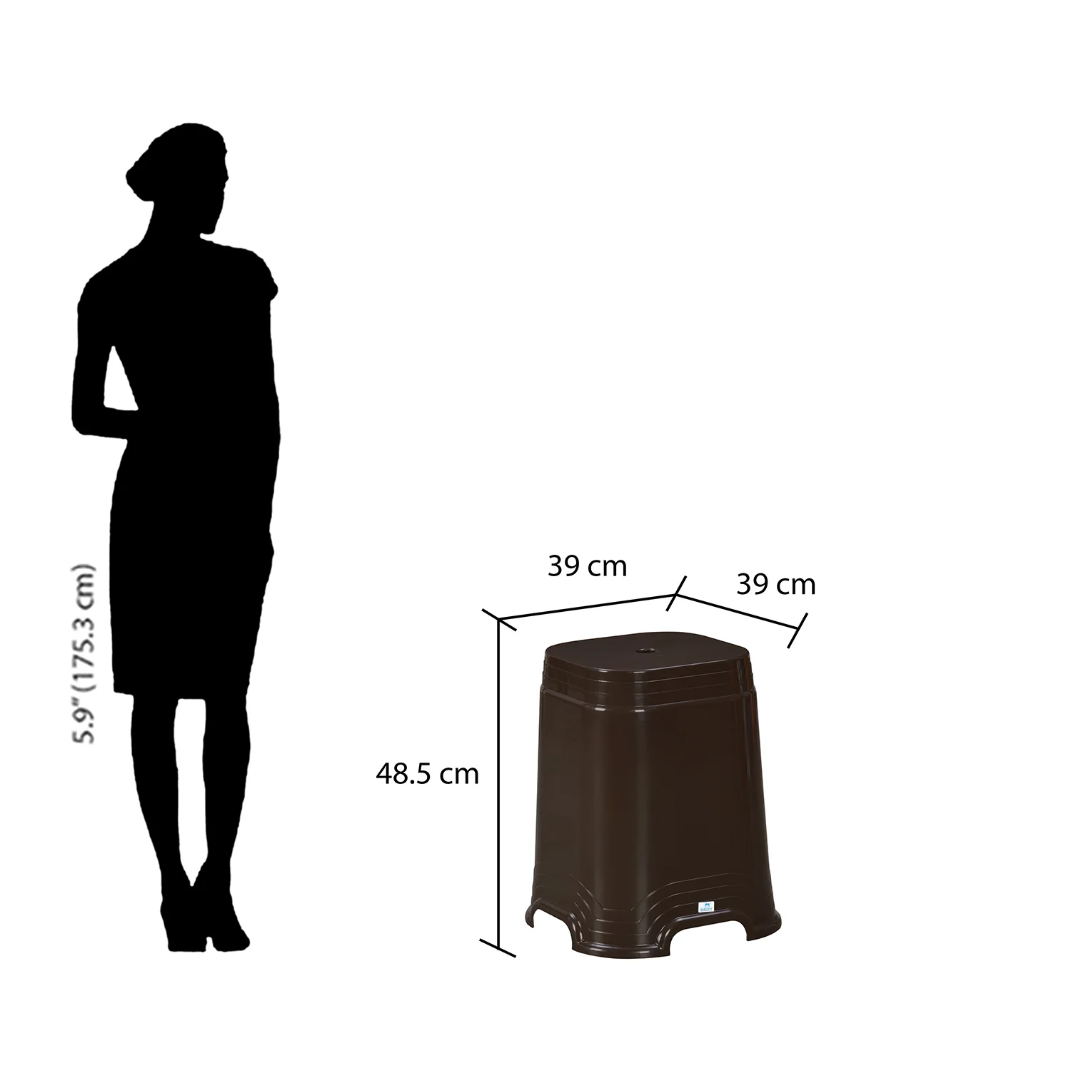 Nilkamal GOGO STL32 Plastic Stool - Image 5
