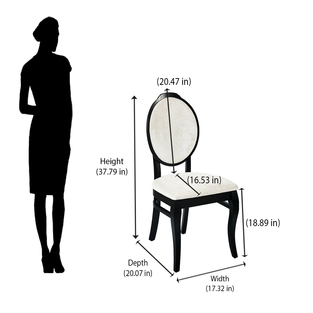 Nilkamal Hexa Dining Chair (Black) - Image 8
