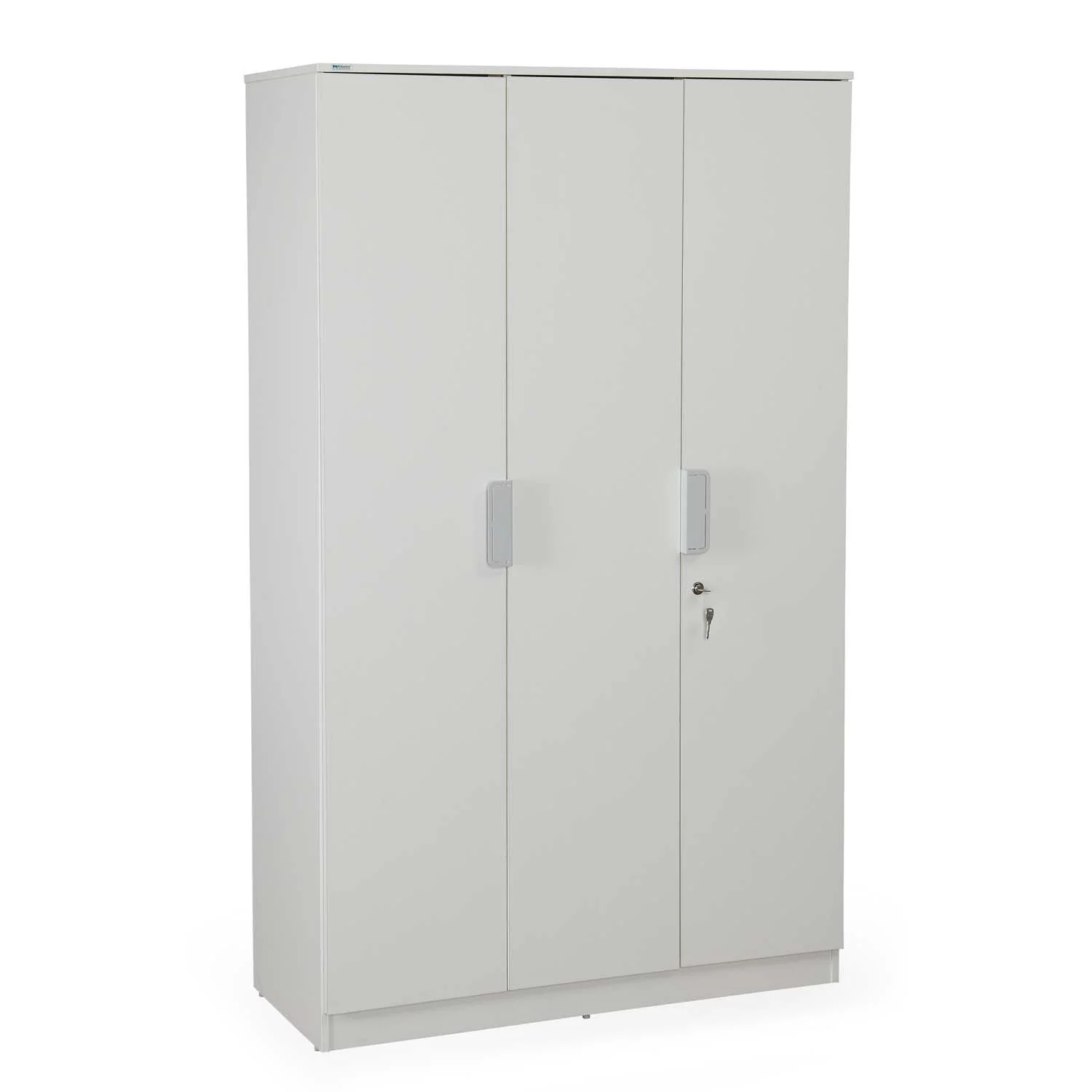 Nilkamal Joyce 3 Door Wardrobe (Frosty White) - Image 2