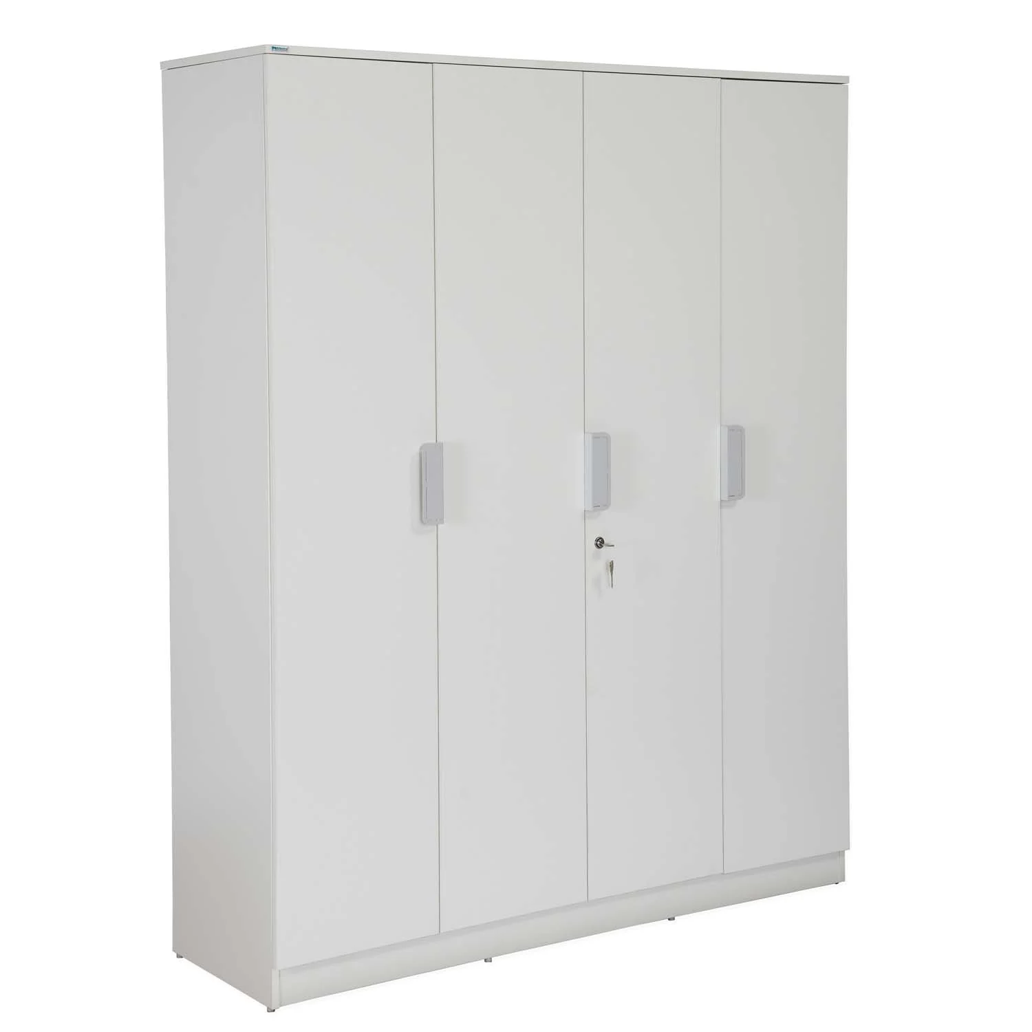 Nilkamal Joyce 4 Door Wardrobe (Frosty White) - Image 2