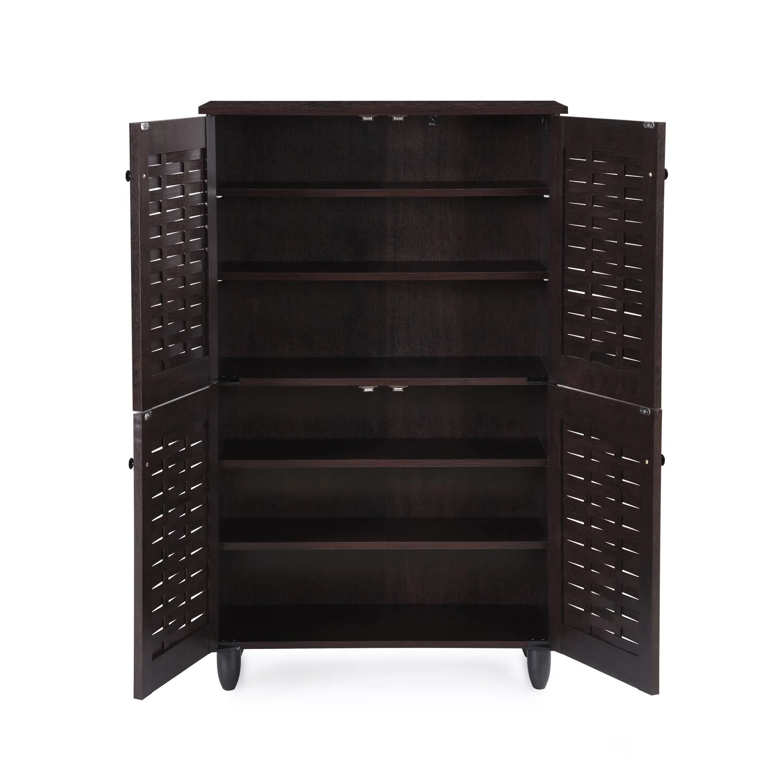 Nilkamal Kaira 4 Door Shoe Rack (Wenge) - Image 5