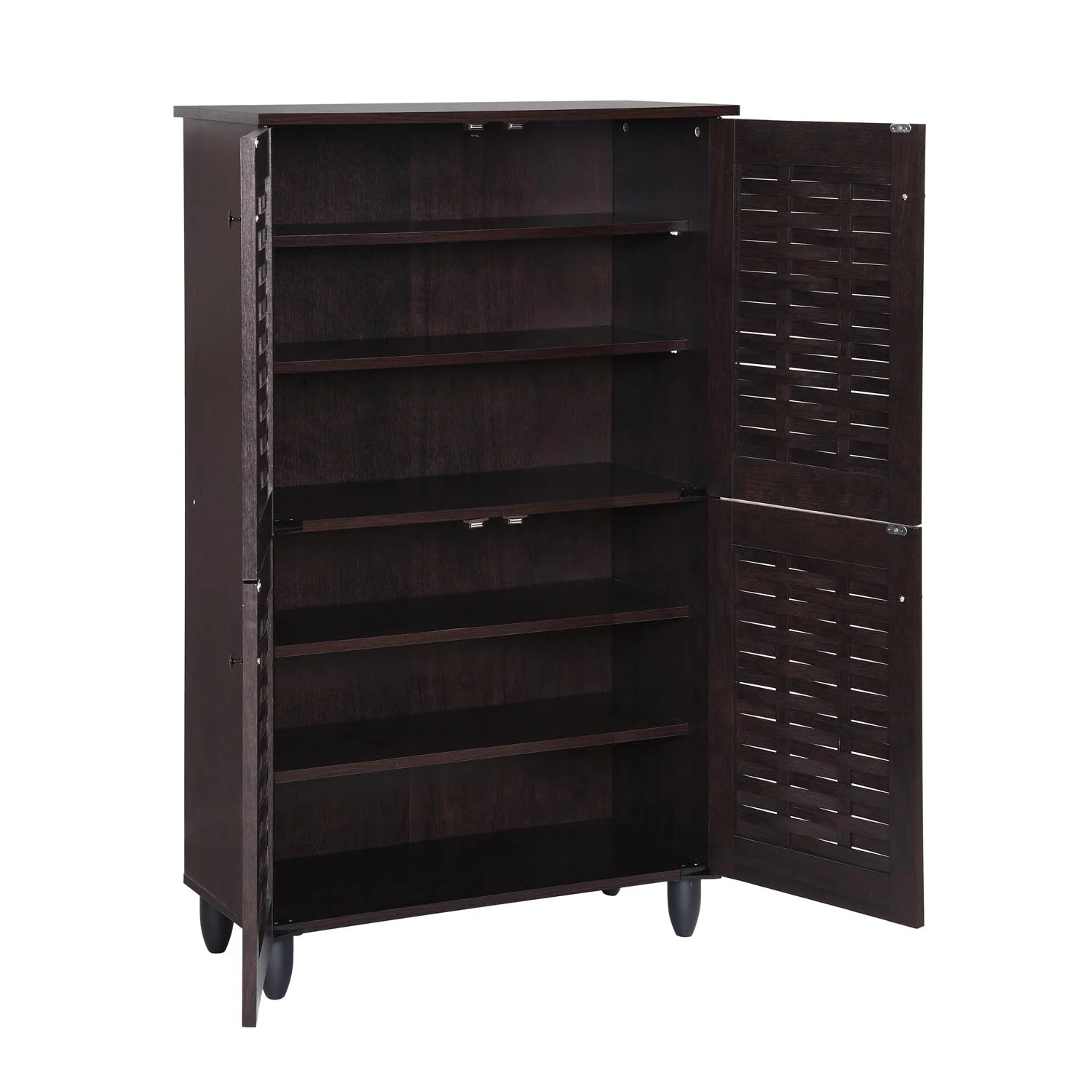 Nilkamal Kaira 4 Door Shoe Rack (Wenge) - Image 6