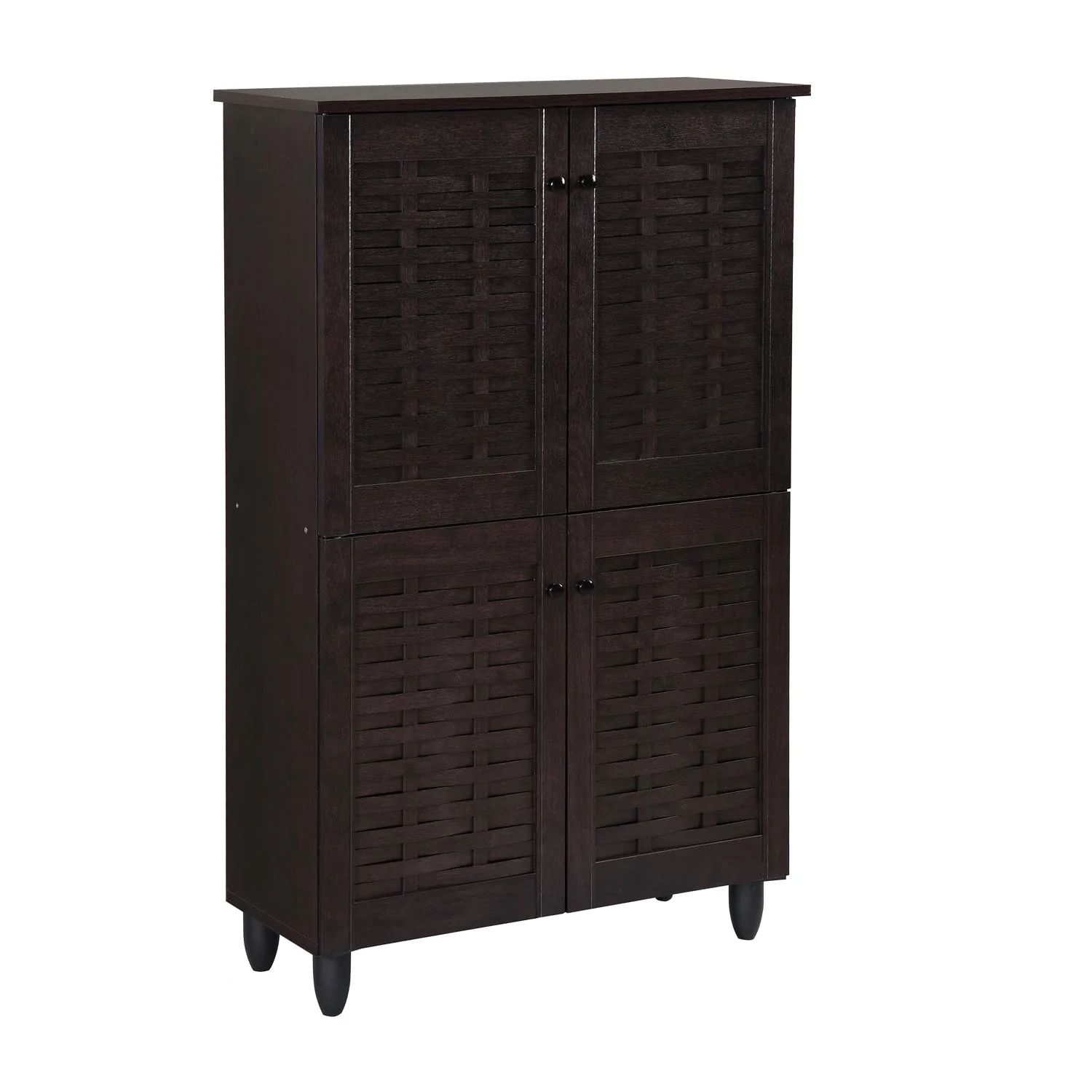 Nilkamal Kaira 4 Door Shoe Rack (Wenge) - Image 7