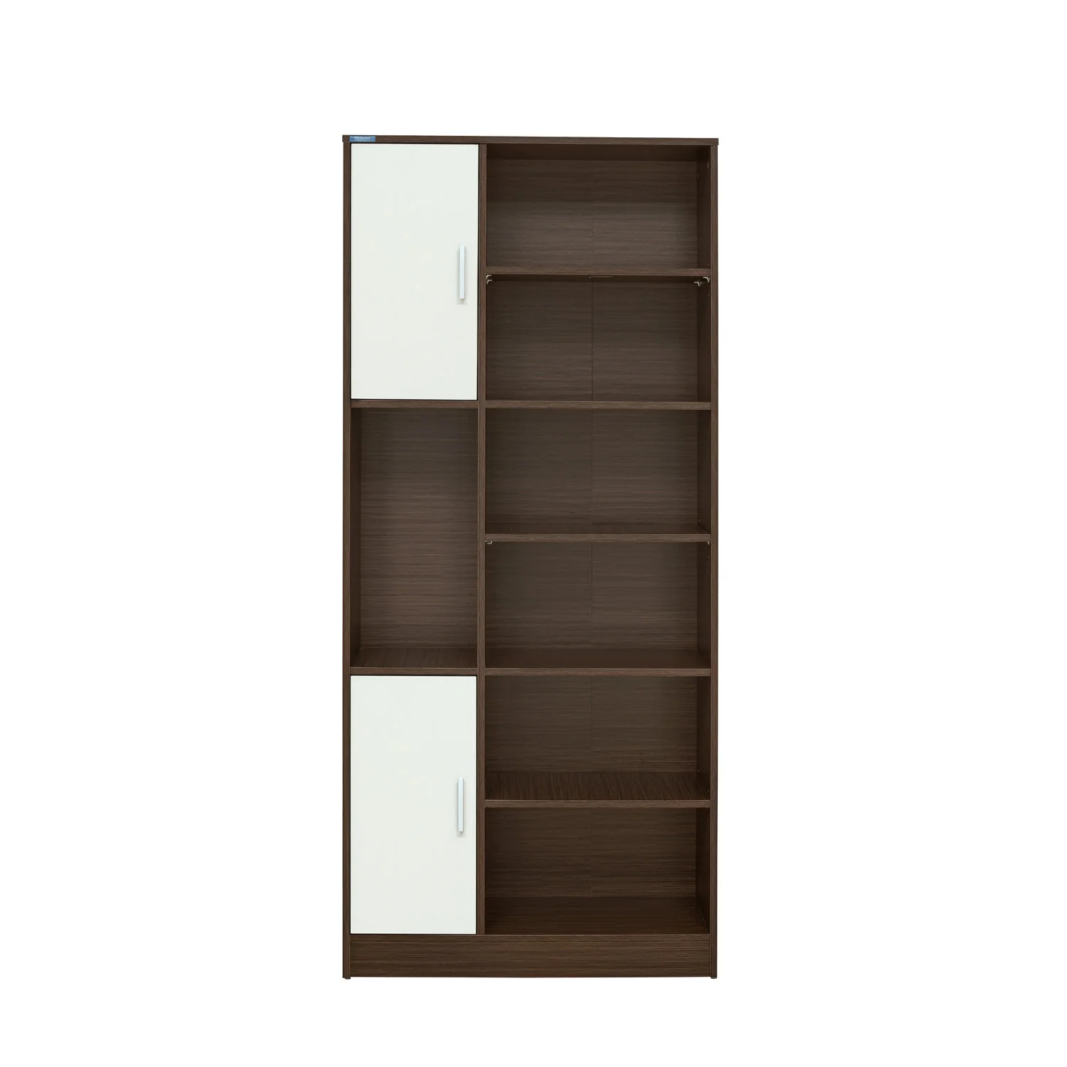 Nilkamal Madden Bookshelf (Legno Oak/Frosty White) - Image 2