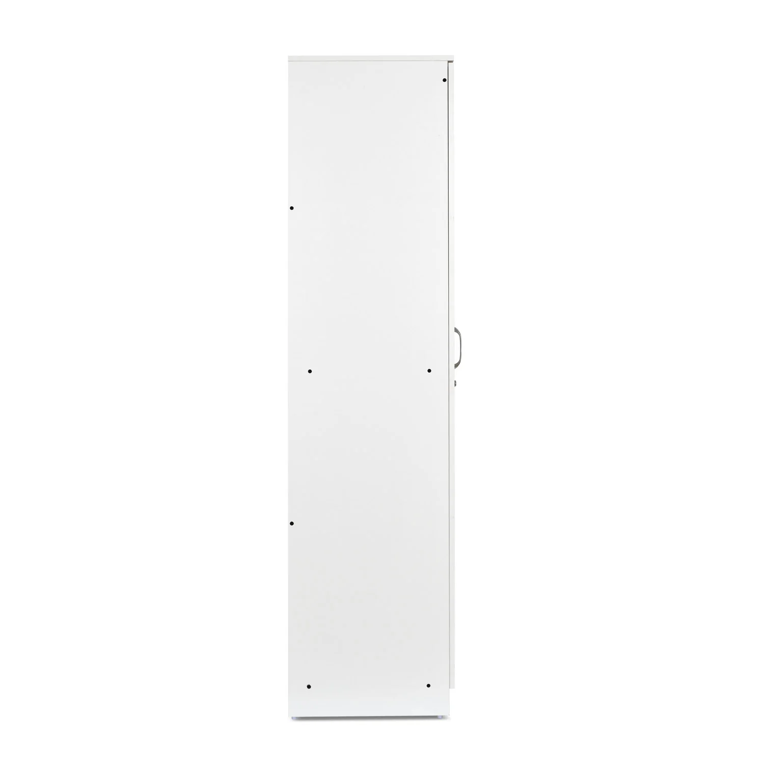 Nilkamal Marbito 1 Door Wardrobe With Mirror (White) - Image 7