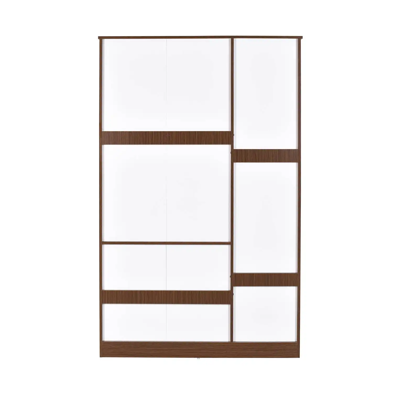 Nilkamal Massif 3 Door Wardrobe with Mirror (Legno Oak) - Image 7