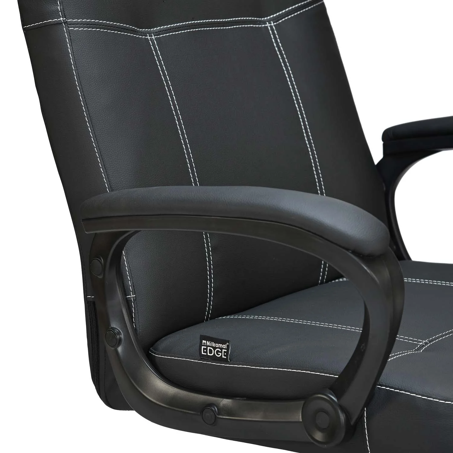 Nilkamal Mayor High Back Office Chair (Black) - Image 4