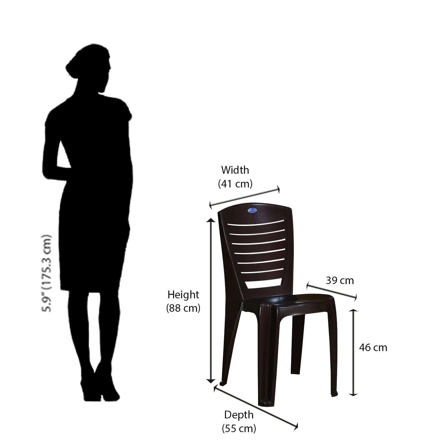 Nilkamal Mega 4 Seater Dining Set - Image 25