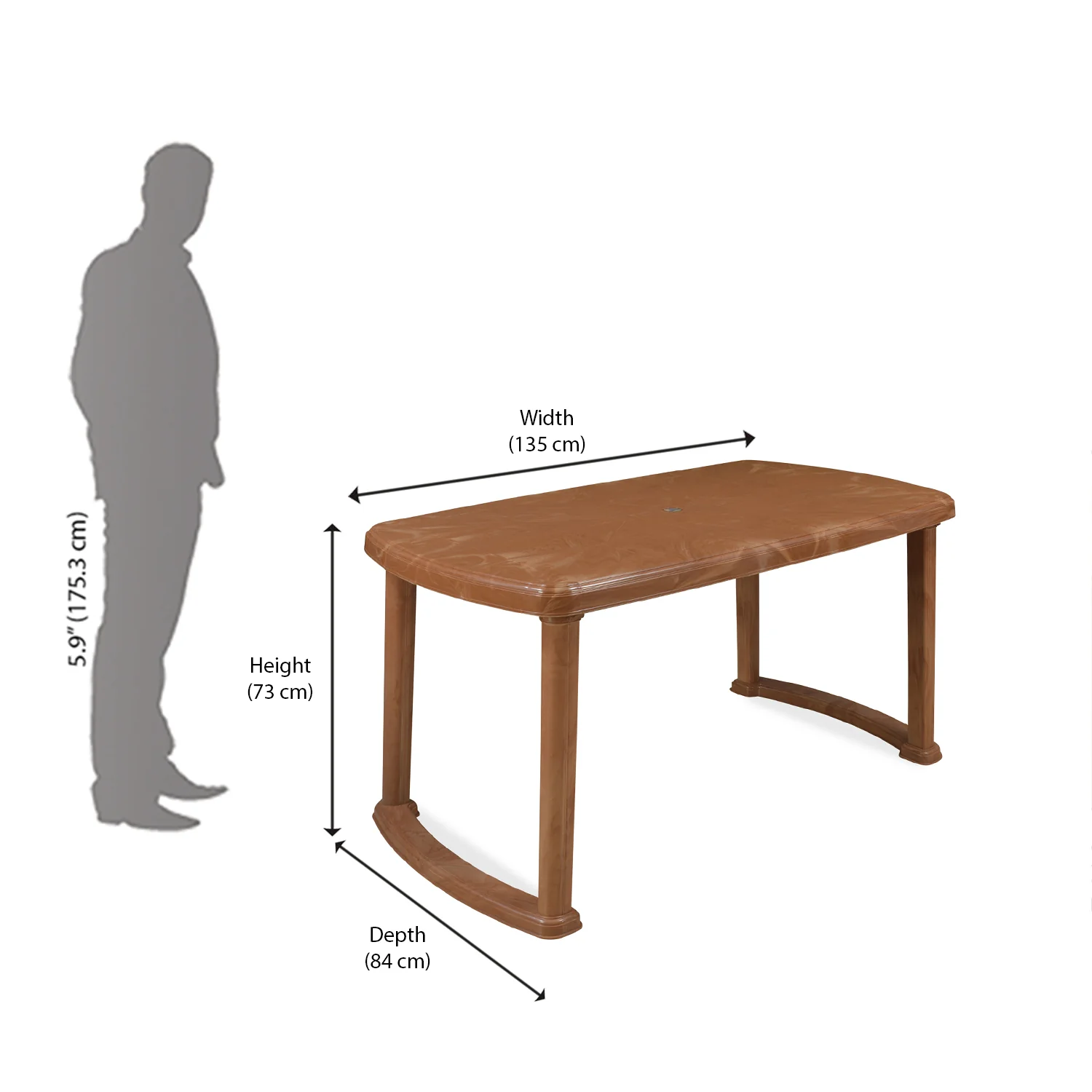 Nilkamal Mega Dining Table - Image 9