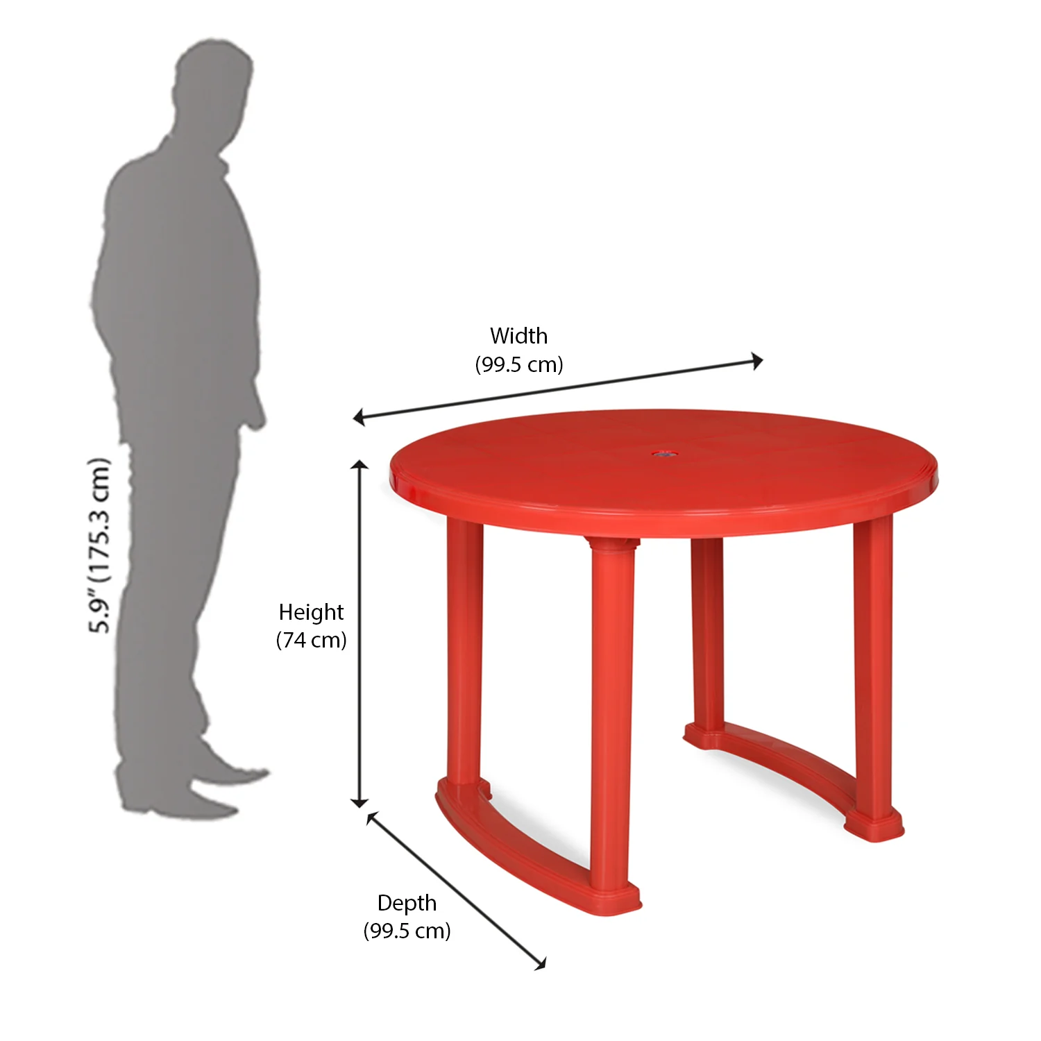 Nilkamal Meridian Dining Table - Image 8