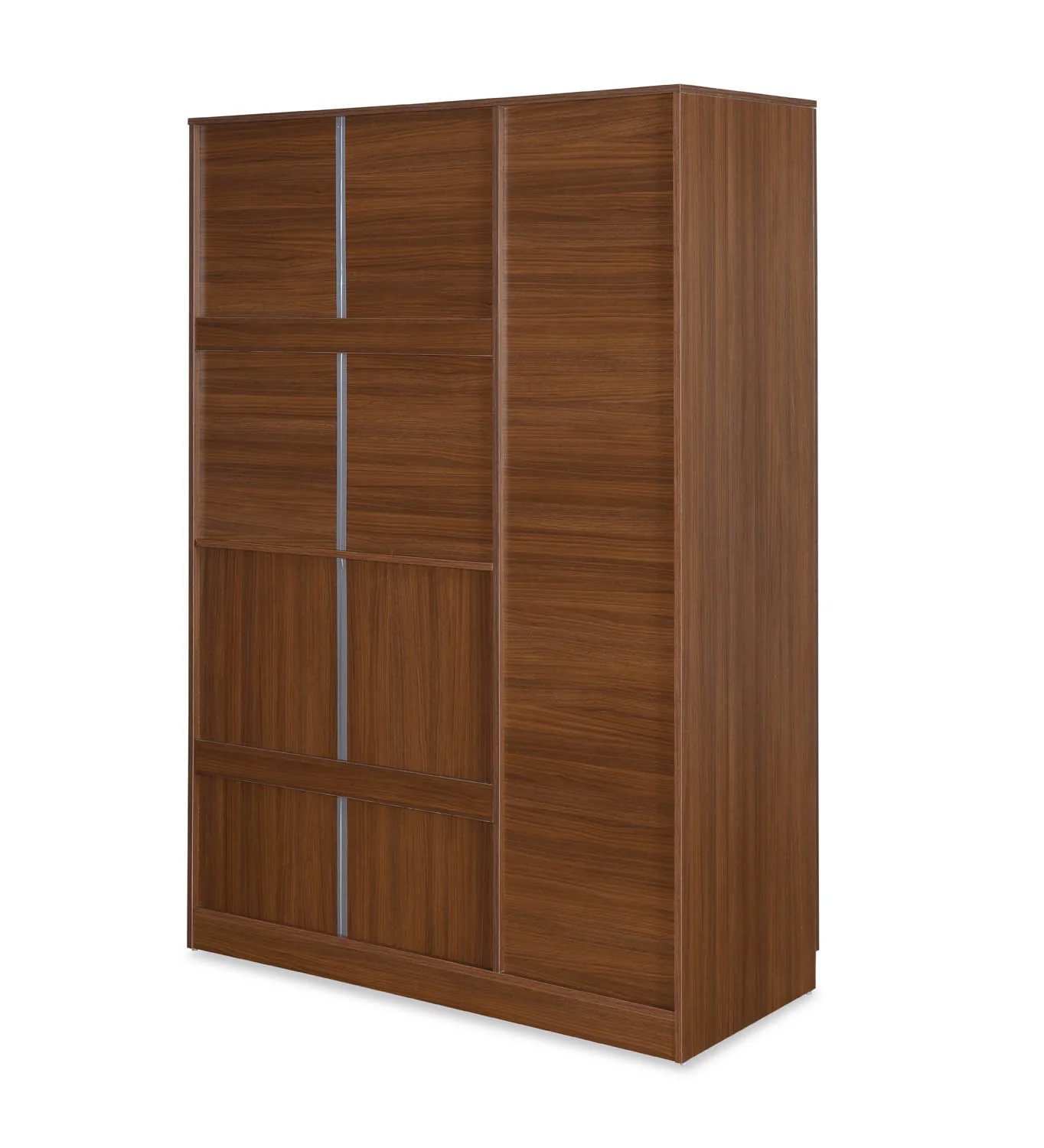 Nilkamal Milford 3 Door Wardrobe (Classic Walnut) - Image 7