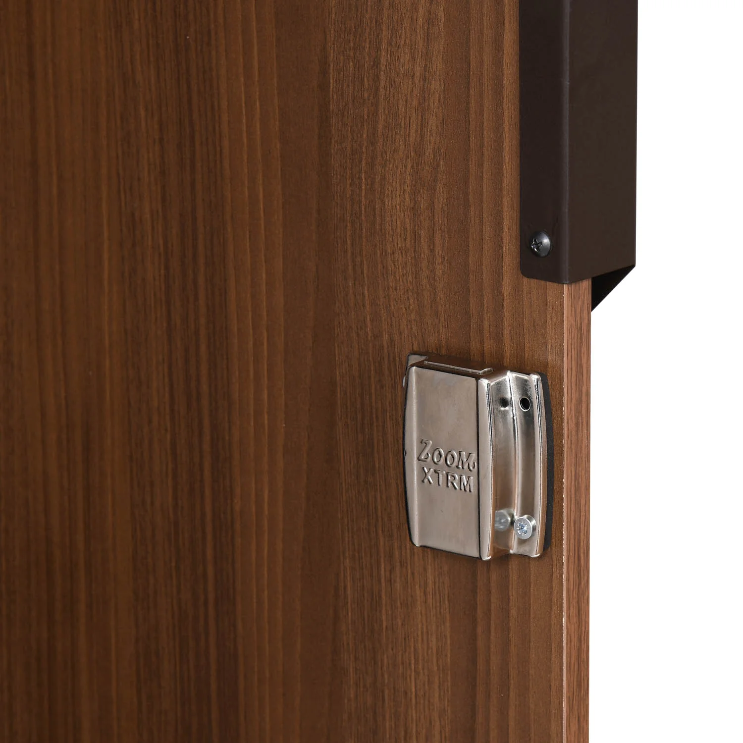 Nilkamal Milford 4 Door Wardrobe with Mirror (Classic Walnut) - Image 6