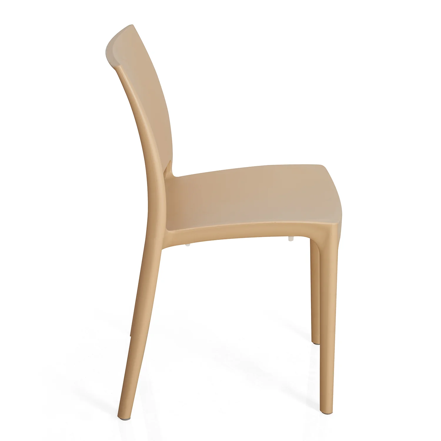 Nilkamal Novella 08 Plastic Armless Chair (Biscuit) - Image 10