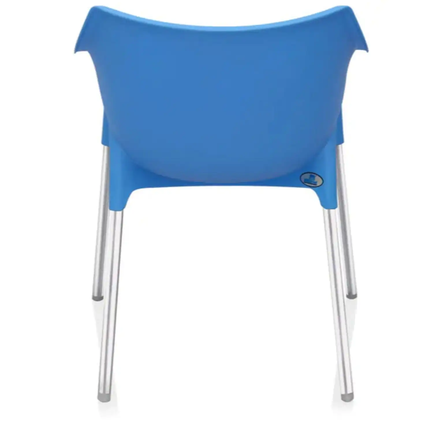 Nilkamal Novella 10 Plastic Arm Chair (Blue) - Image 9