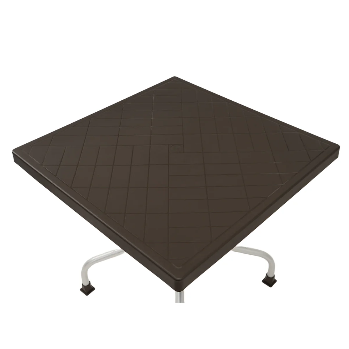 Nilkamal Orchid Captain 1 + 4 Chair Dining Set (Rust Brown) - Image 14