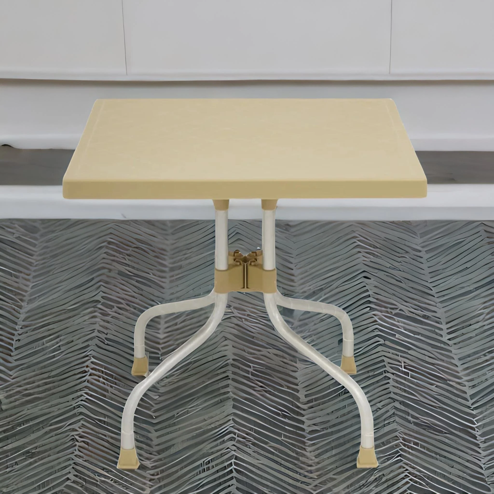 Nilkamal Orchid 4 Seater Plastic Dining Table - Image 27