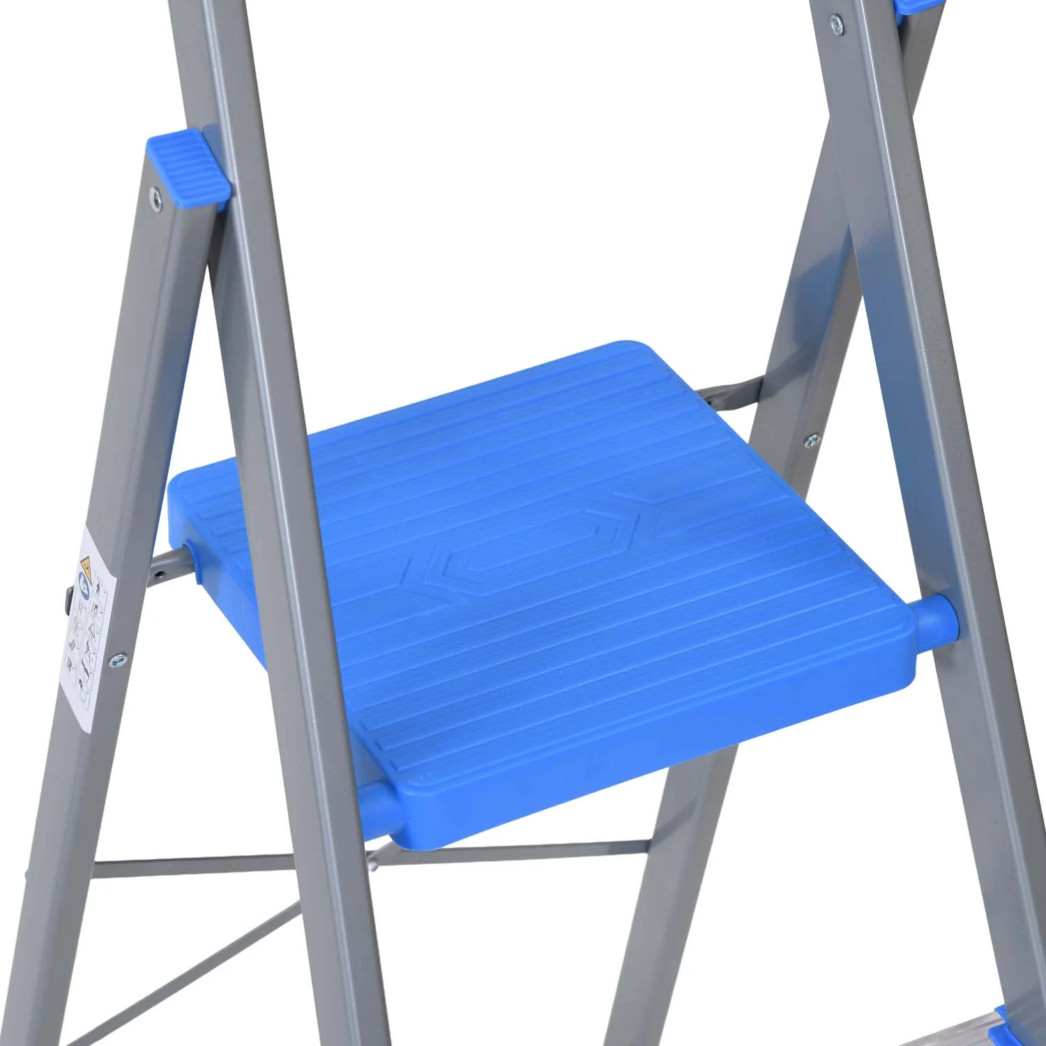 Nilkamal Rise 5 Step Steel Ladder (Grey) - Image 14