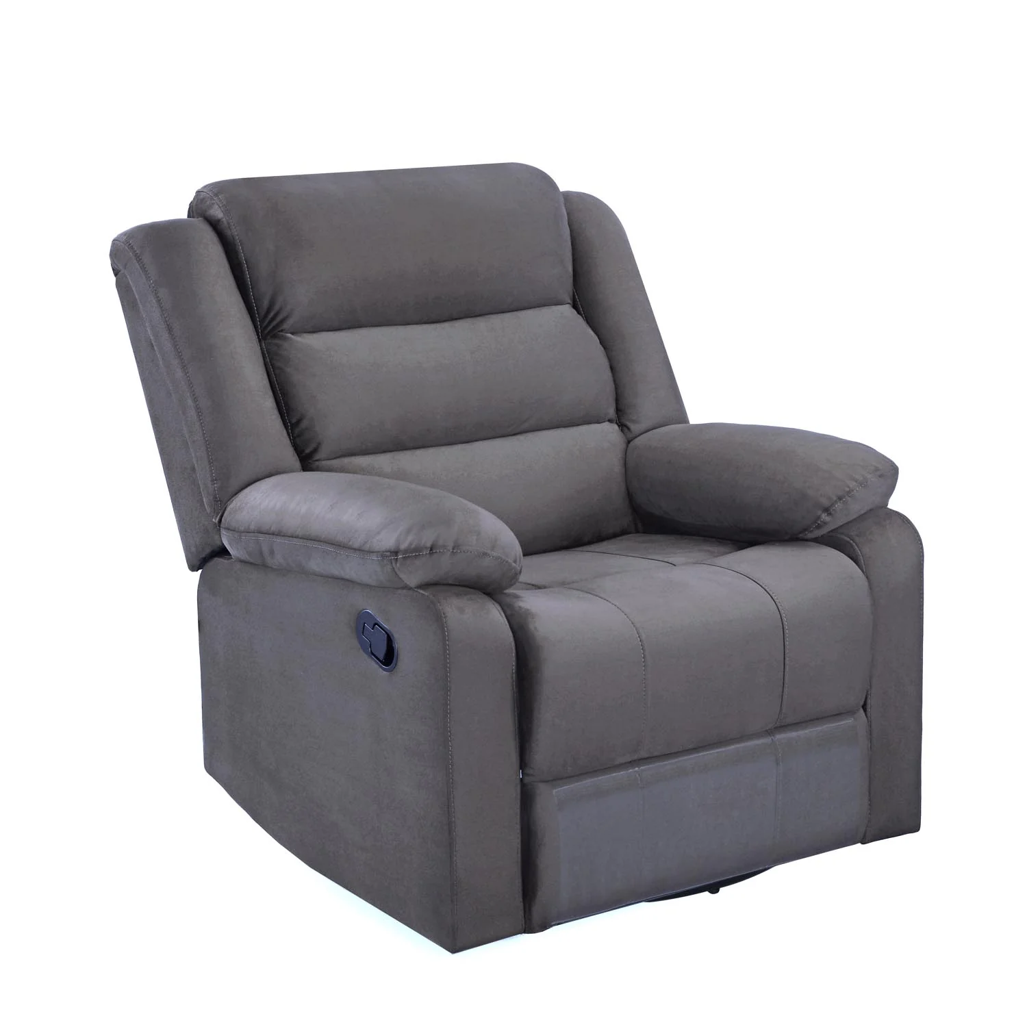 Nilkamal Sierra 1 Seater Rocker & Swivel Recliner Sofa (Brown) - Image 5