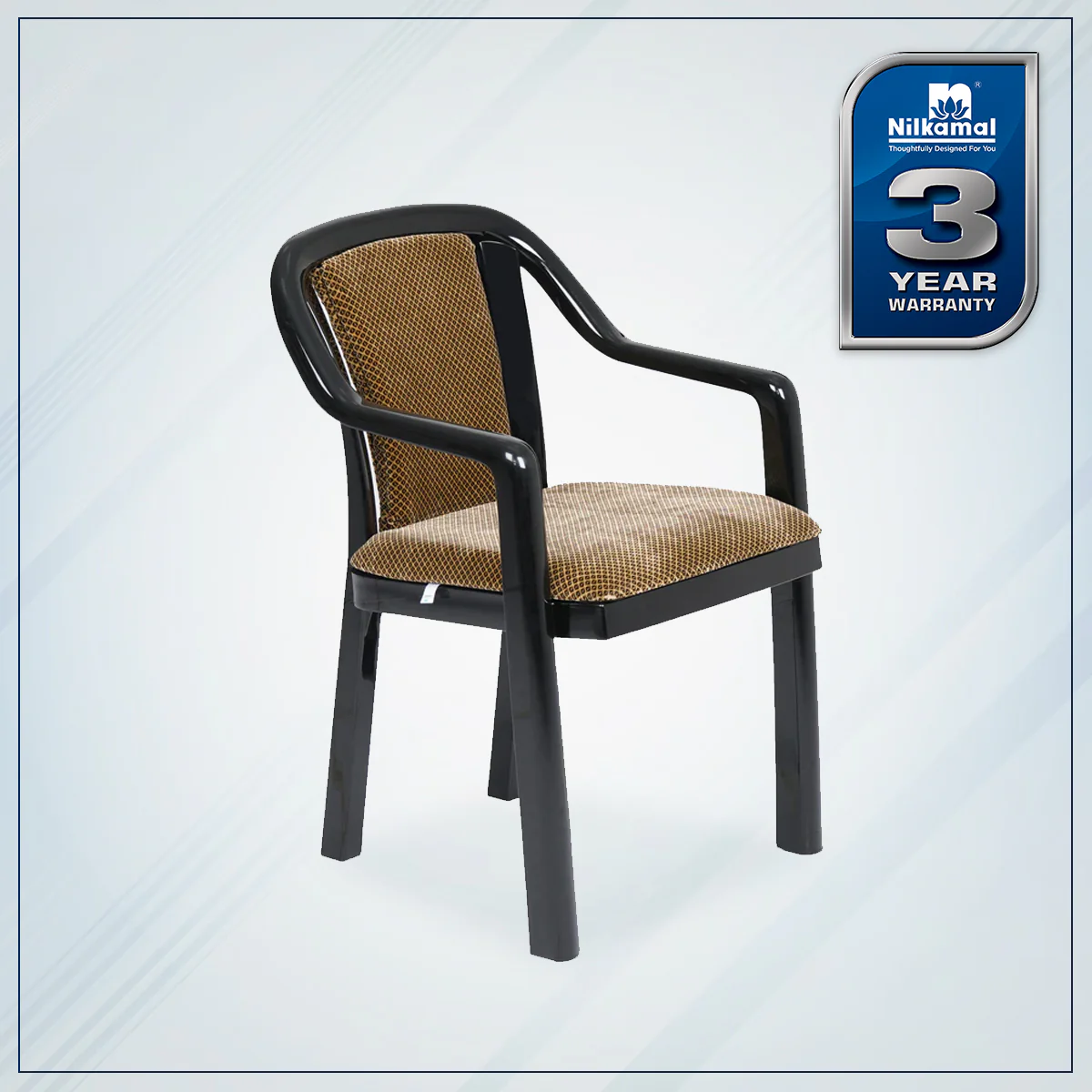 Nilkamal Signature Fabric Arm Chair - Image 14