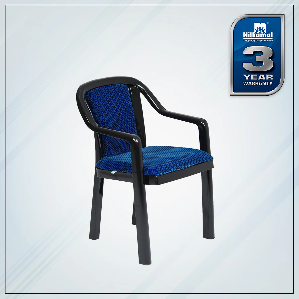 Nilkamal Signature Fabric Arm Chair - Image 4