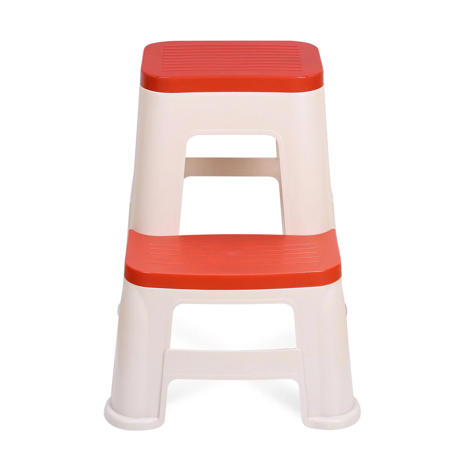 Nilkamal Step Stool 31 (Basket Beach / Coral Red) - Image 3