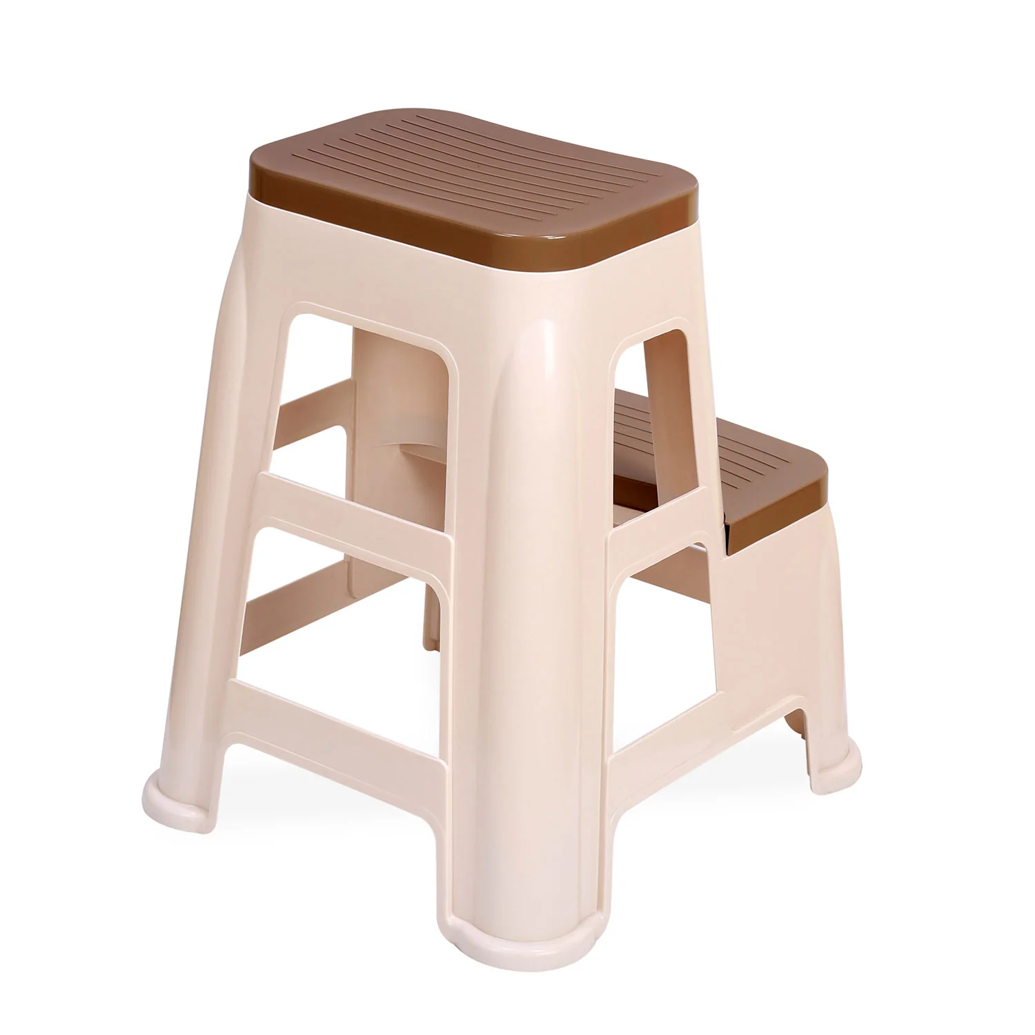 Nilkamal Step Stool 31 (Basket Beach / Rattan Dark Beige) - Image 5