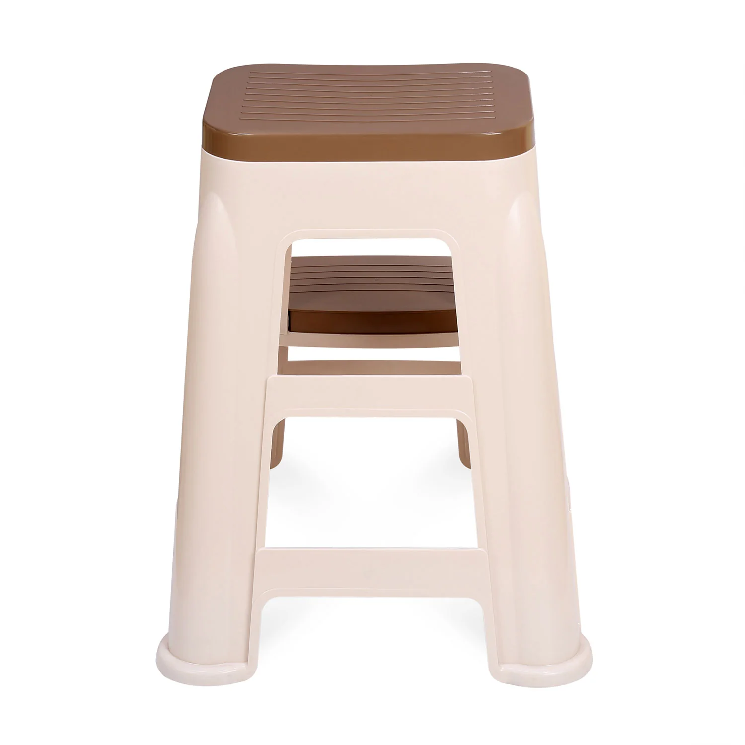 Nilkamal Step Stool 31 (Basket Beach / Rattan Dark Beige) - Image 6