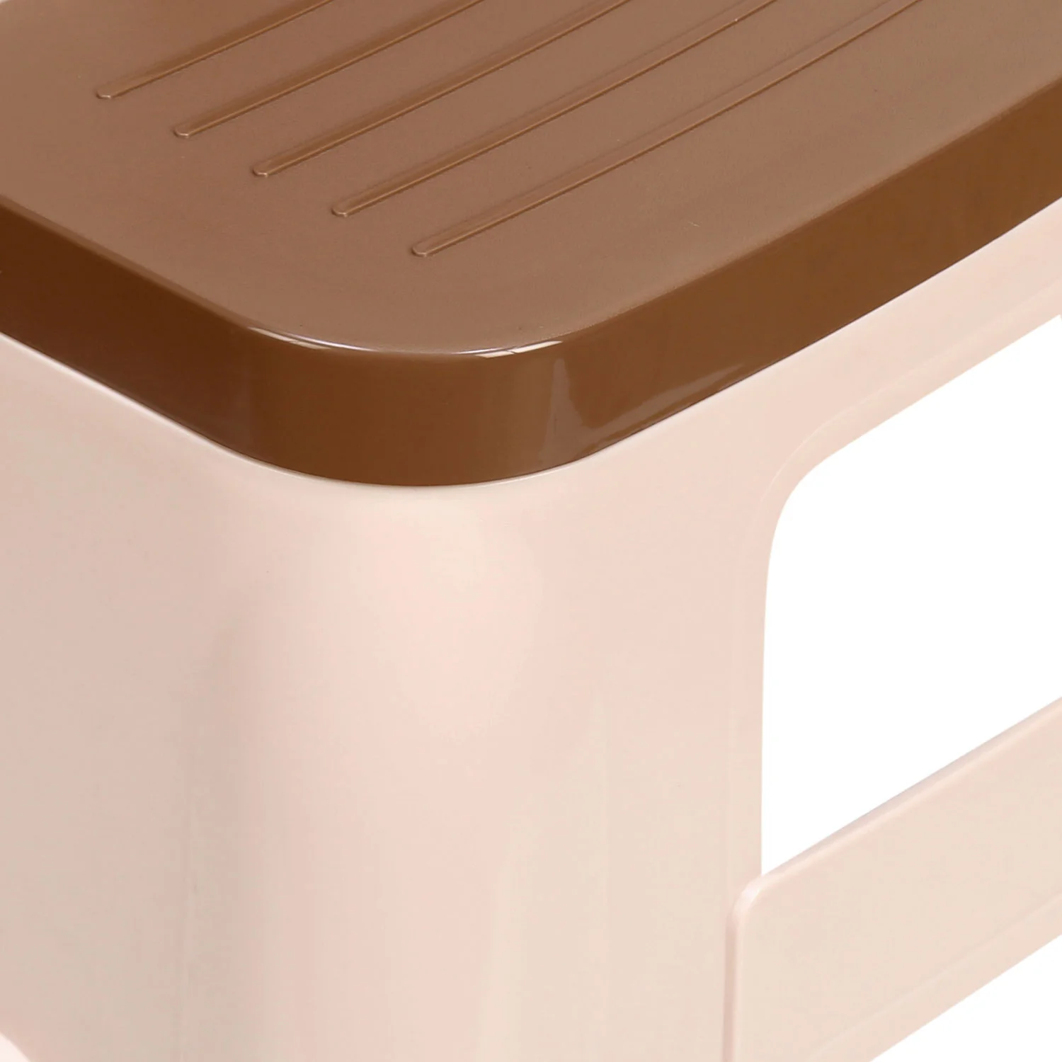 Nilkamal Step Stool 31 (Basket Beach / Rattan Dark Beige) - Image 9