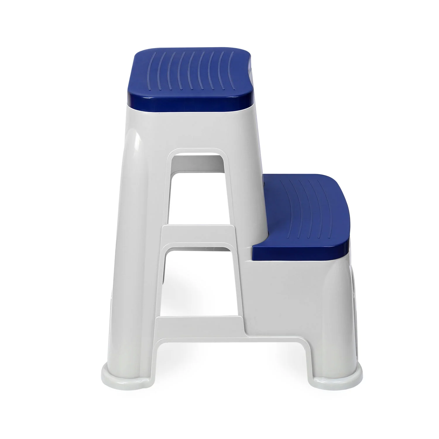 Nilkamal Step Stool 31 (Silk Grey / Cobalt Blue) - Image 4