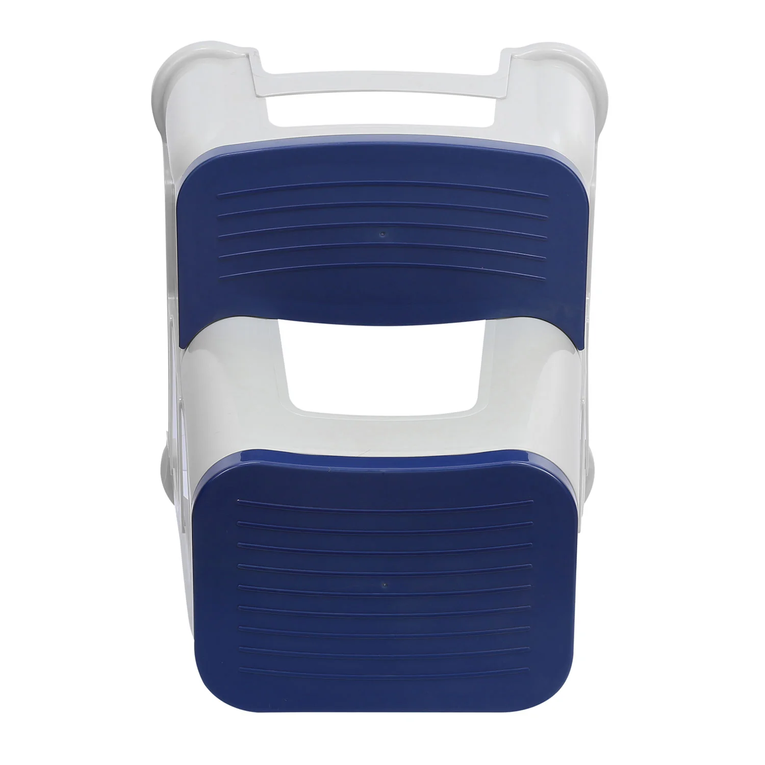 Nilkamal Step Stool 31 (Silk Grey / Cobalt Blue) - Image 8
