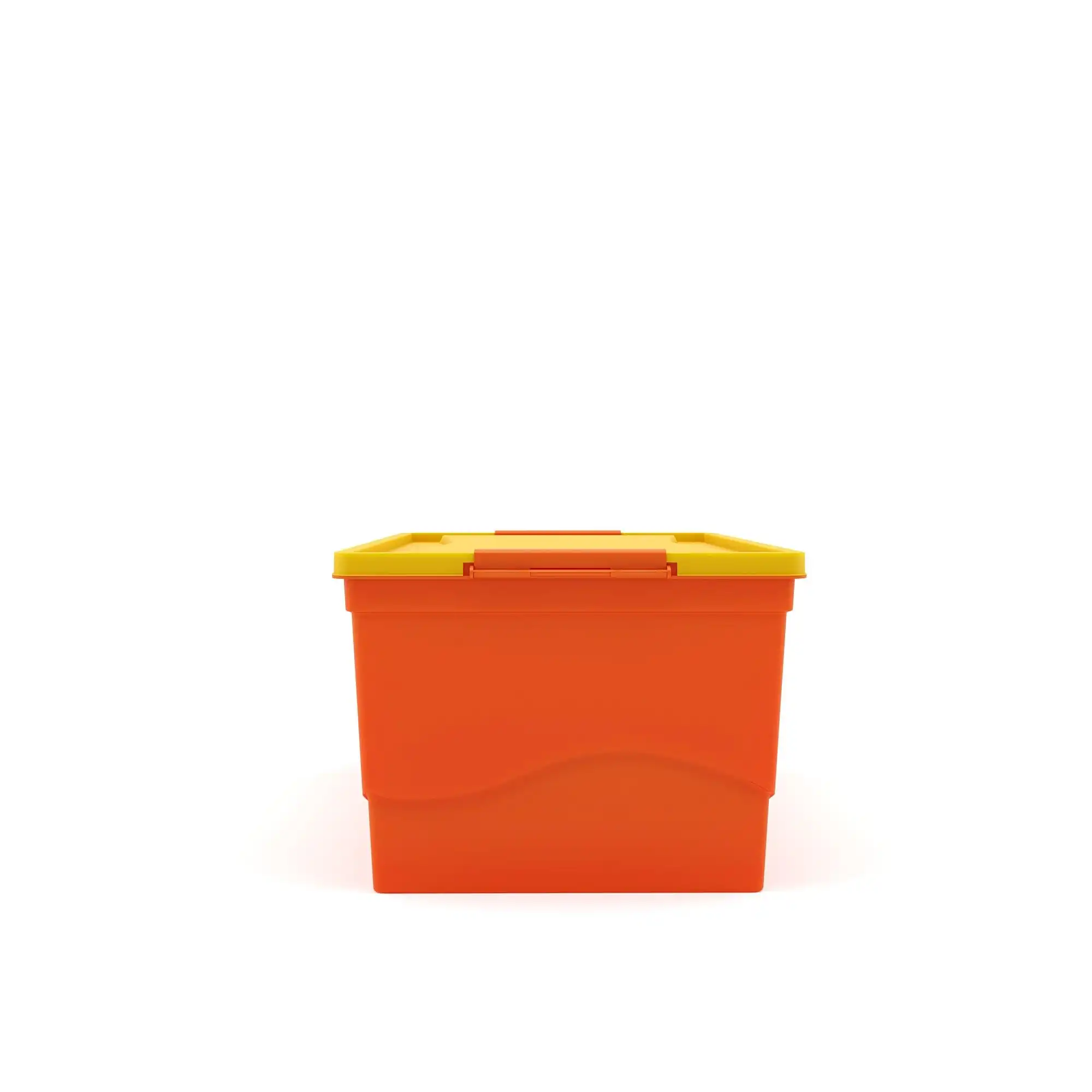 Nilkamal 50 Litre Multipurpose Storage Box with Lid (Orange and Yellow) - Image 5