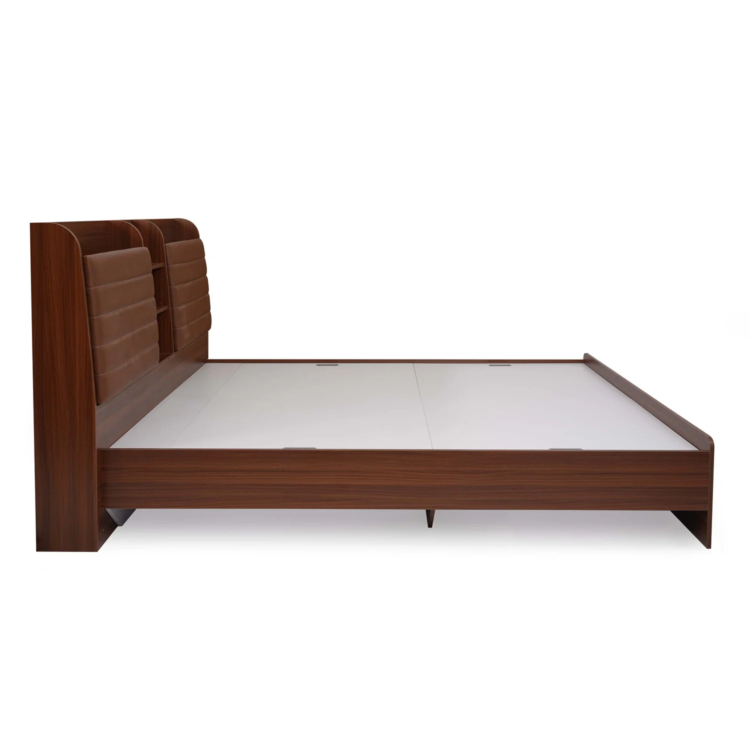 Nilkamal Tokyo Calipso King Bed Without Storage (Classic Plank Walnut) - Image 5