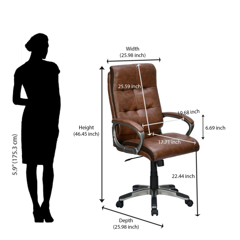Nilkamal Veneto High Back Office Chair - Image 18